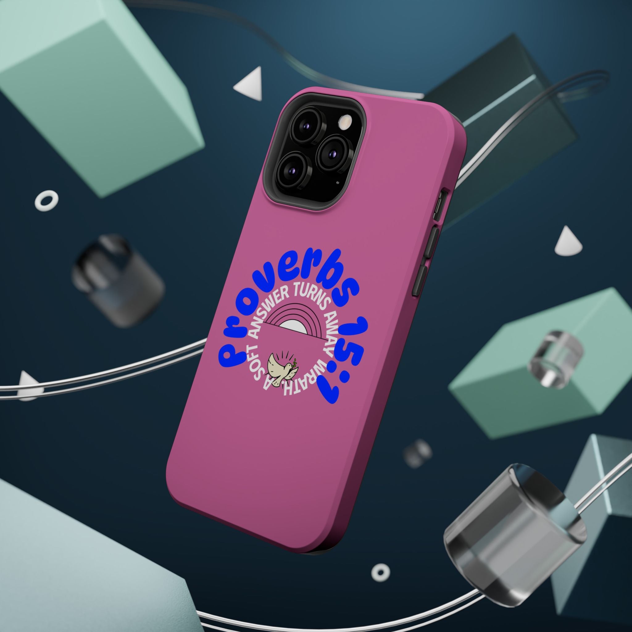 Stylish Magnetic Phone Case Proverbs verse Christian theme - Perfect Gift for Friends, Unique Phone Accessories, Trendy Cases for Her, Personalized Mobile Covers, [...]