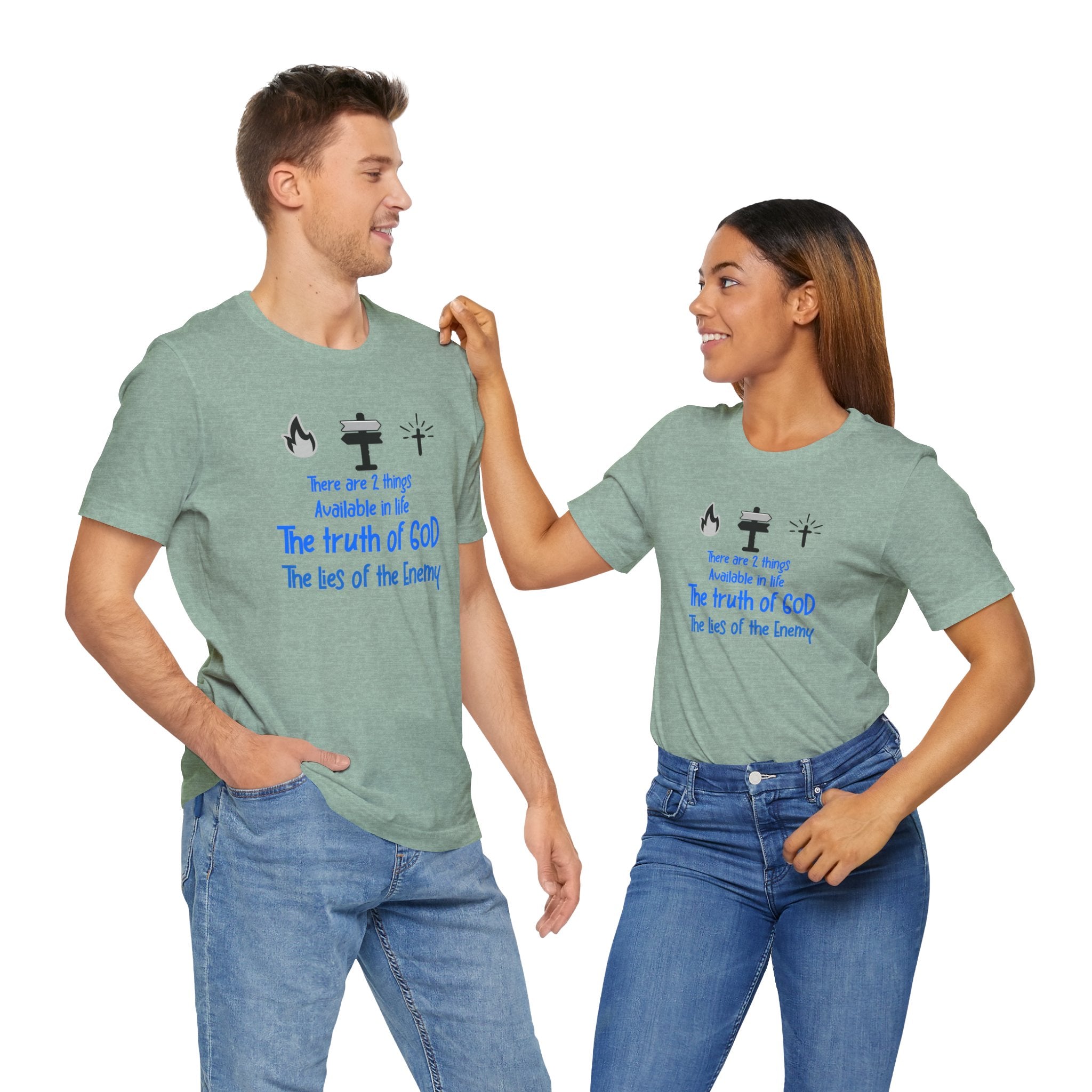 Christian. Unisex Tee unisex, Gospel Bible Verse Shirt, Family Spiritual Gift, Casual Wear, Perfect for Holidays or Family, Christian Attire