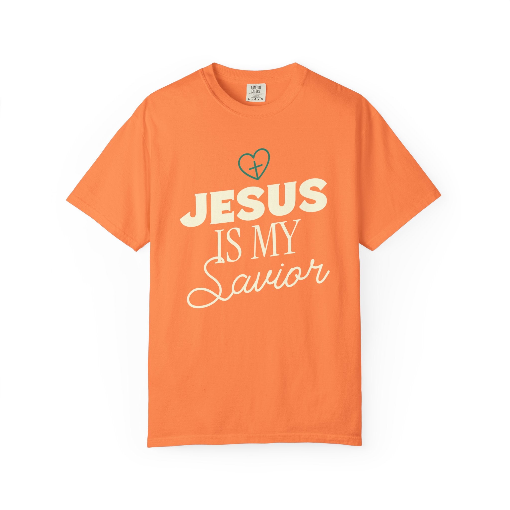 “Jesus Is My Savior” Tee - Unisex comfort t-shirt - Perfect for gifts, church, couples, birthday party.