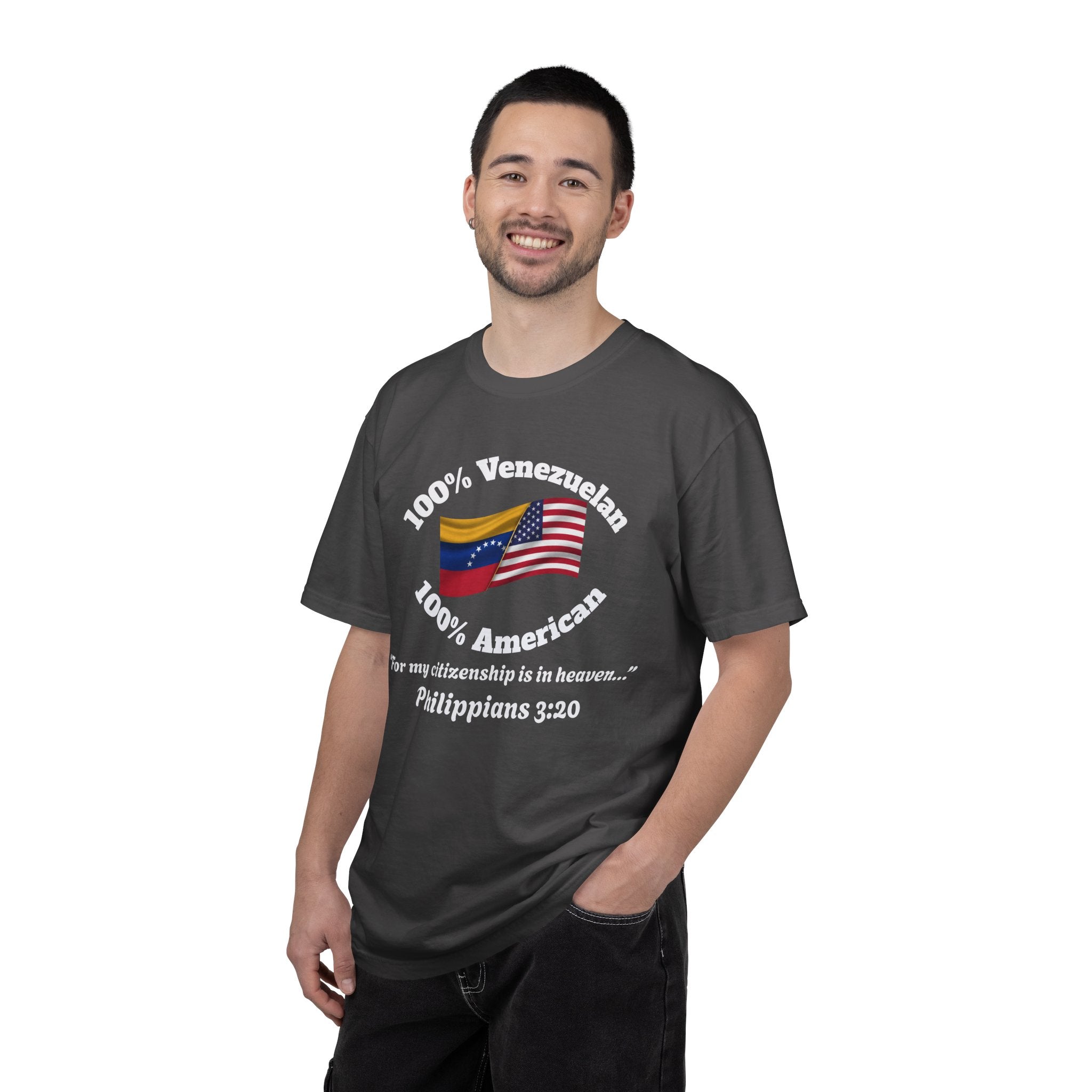 Venezuelan & American but my Citizenship is in Heaven' T-Shirt