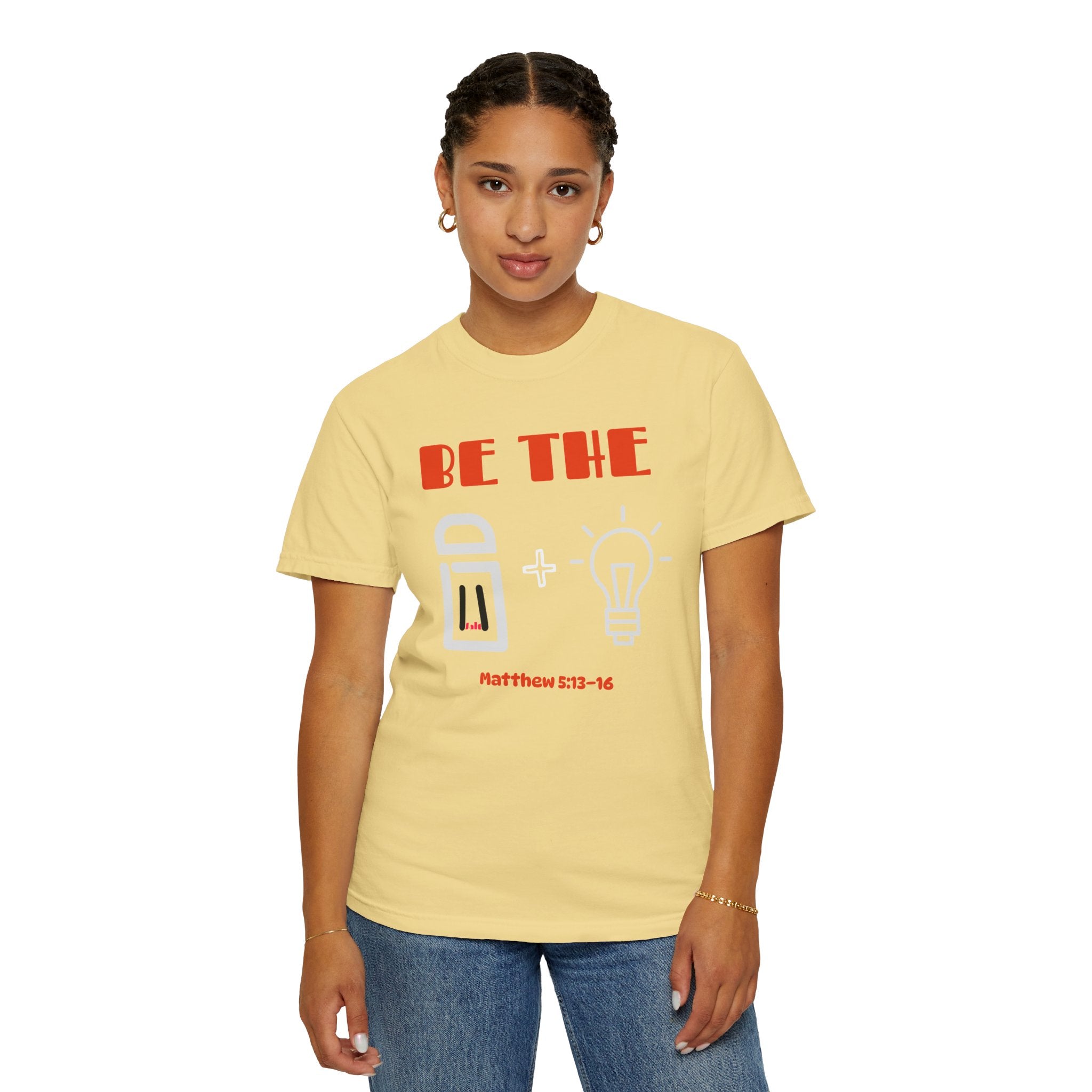 Salt and Light Unisex Tee - Matthew 5:13–16 Bible Verse Shirt. Ideal fro Gifts, Church, Bible Study, Couples.