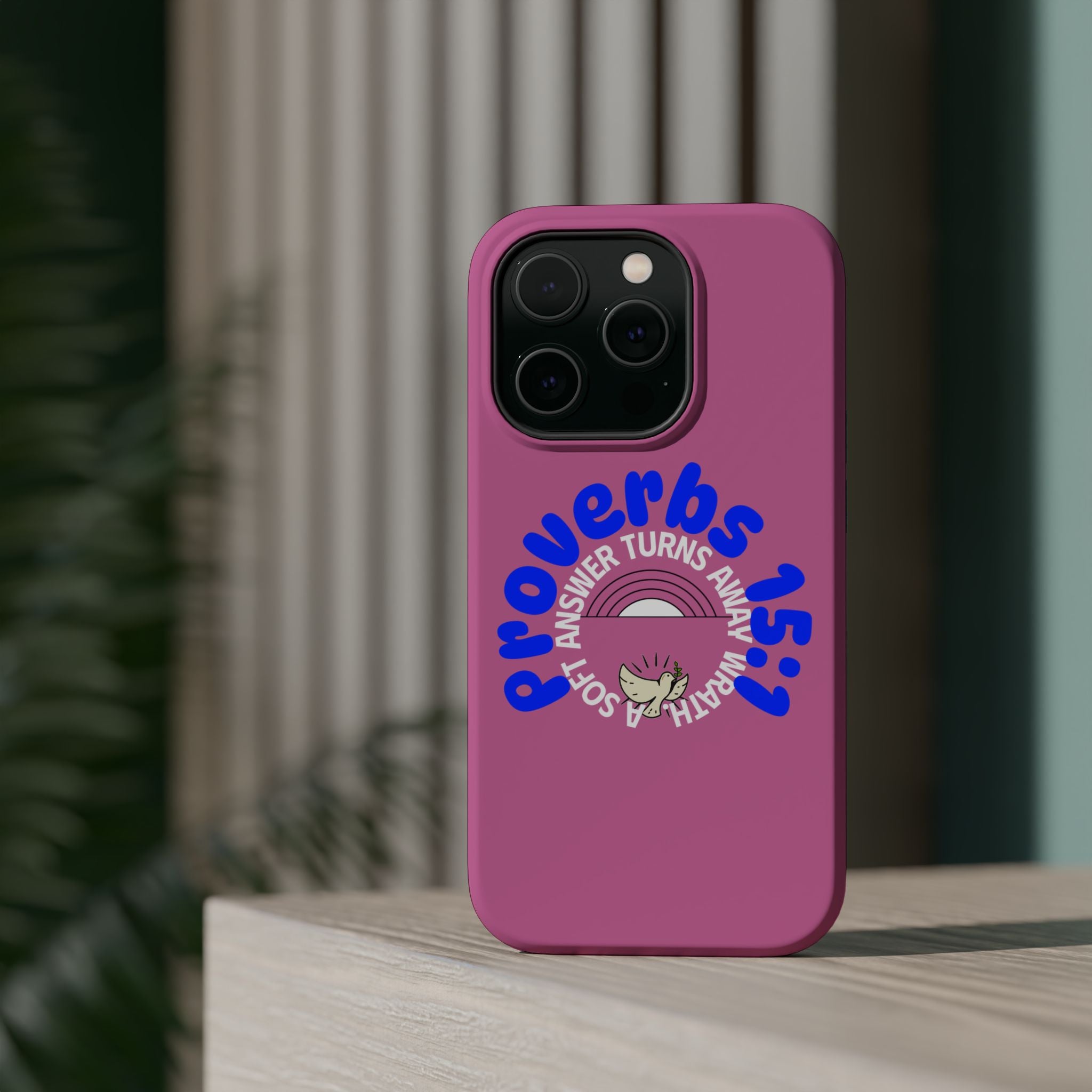 Stylish Magnetic Phone Case Proverbs verse Christian theme - Perfect Gift for Friends, Unique Phone Accessories, Trendy Cases for Her, Personalized Mobile Covers, [...]