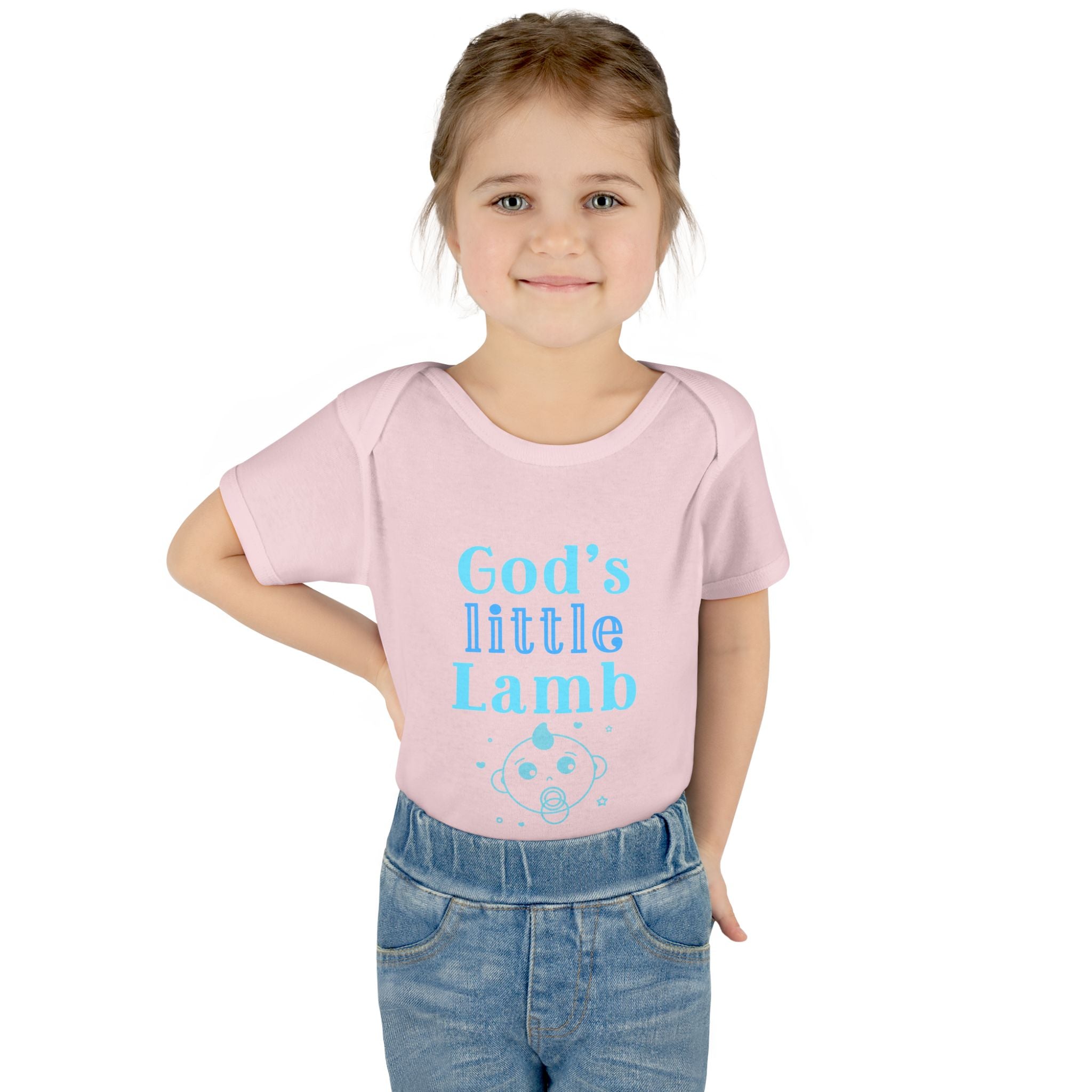 God's Little Lamb Infant Bodysuit, Cute Baby Outfit, Baby Shower Gift, Newborn Clothes, Christian Baby Apparel