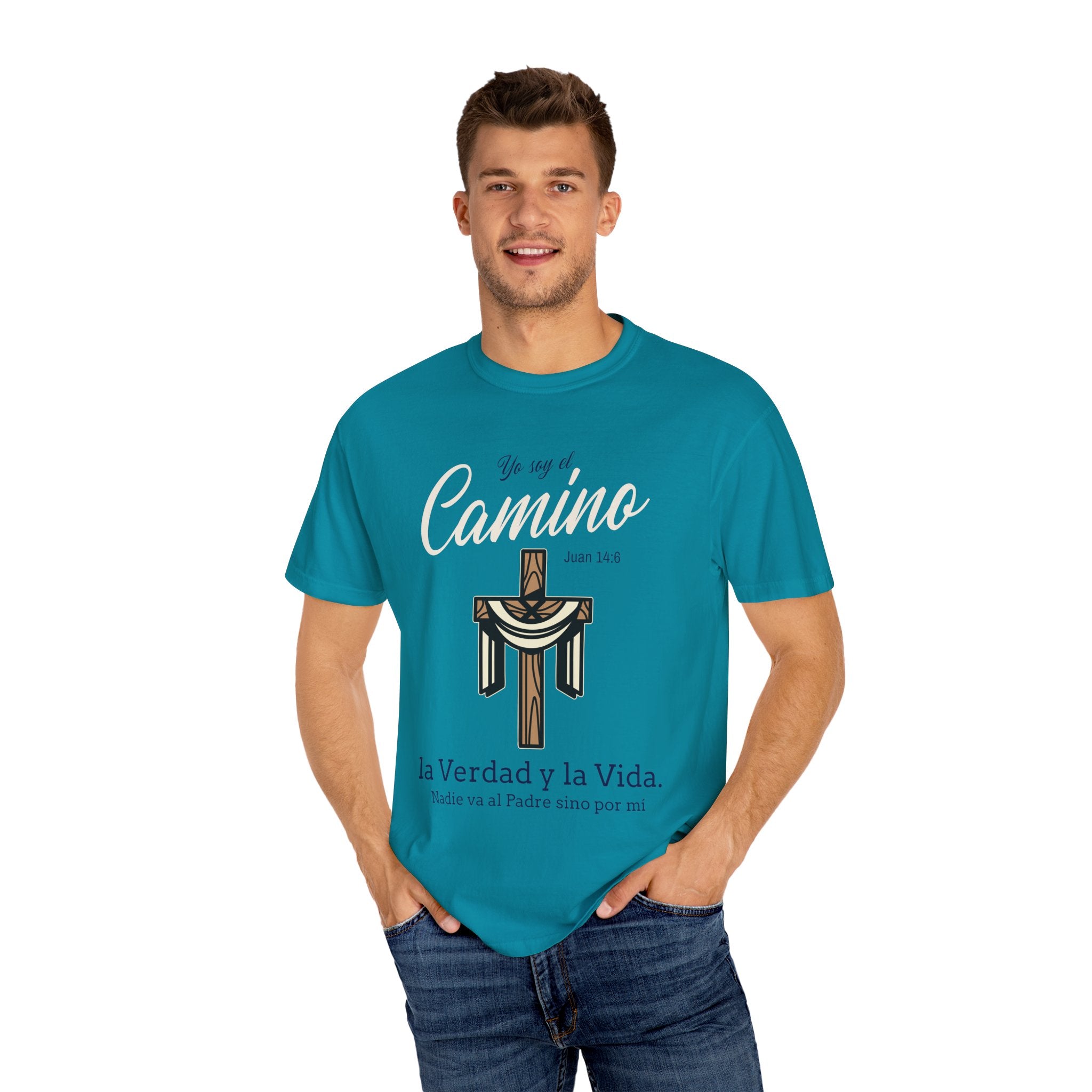 Unisex T-shirt Spanish Religious Quote Juan 14:6 - Yo soy el Camino Y La Verda.