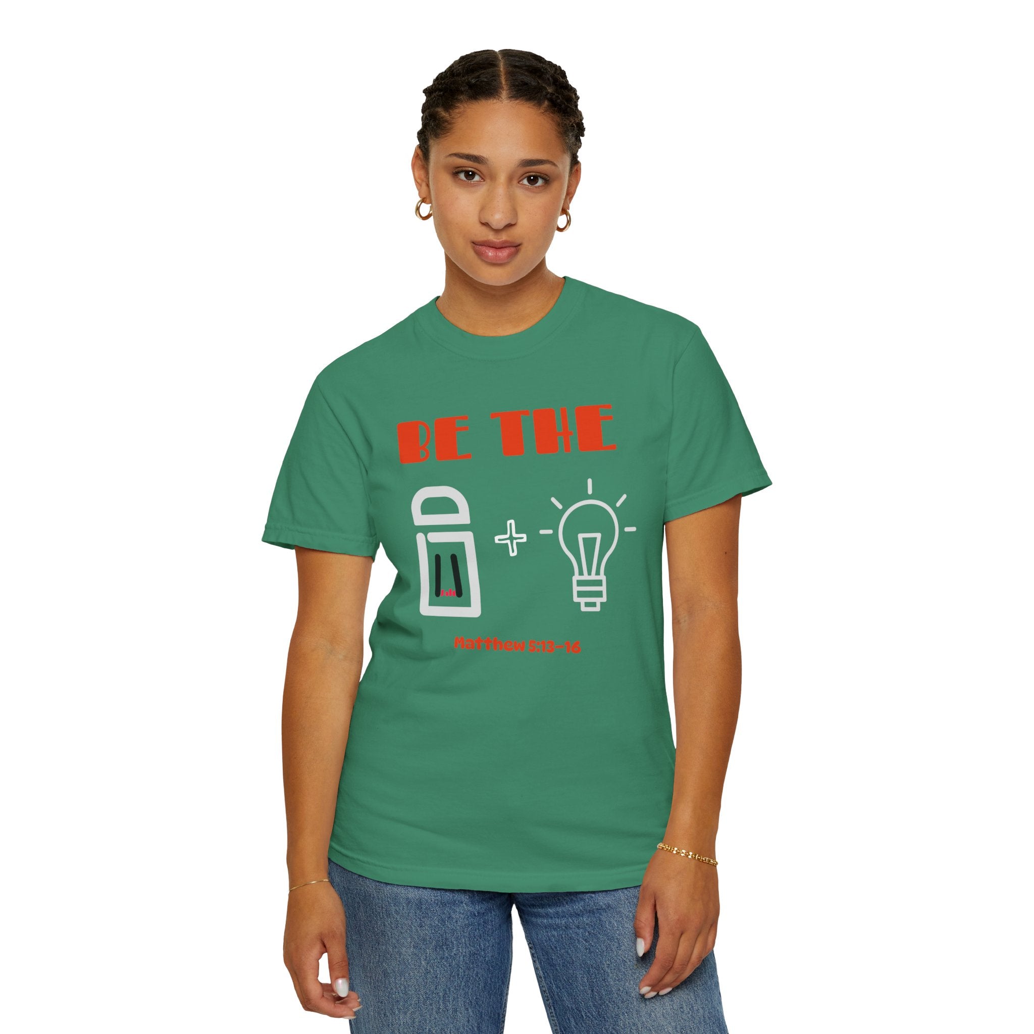 Salt and Light Unisex Tee - Matthew 5:13–16 Bible Verse Shirt. Ideal fro Gifts, Church, Bible Study, Couples.