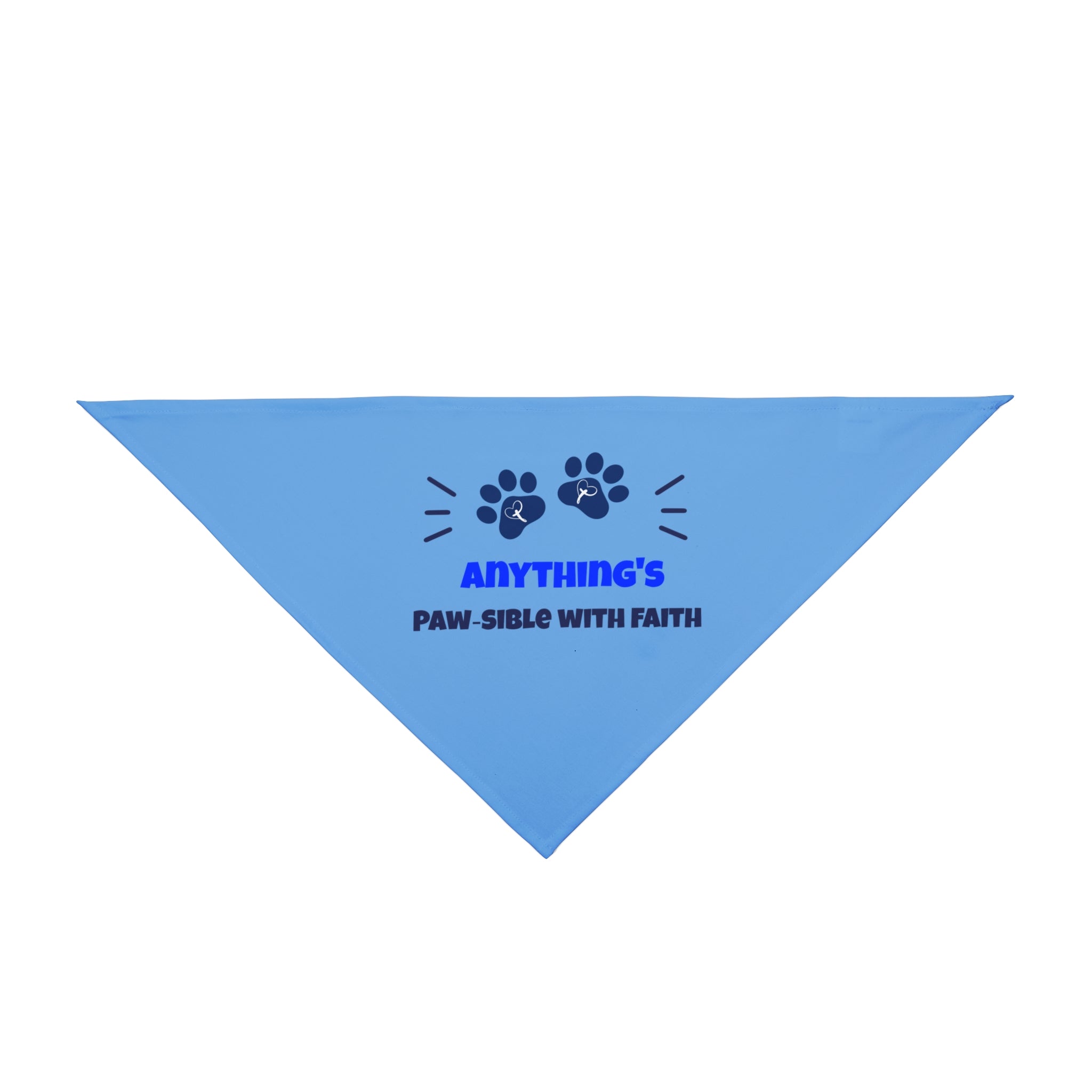 Cute Pet Bandana with Inspirational Quote, Dog Accessories, Adjustable Pet Scarf, Perfect Gift for Pet Lovers, Faith inspired Birthday Dog Gift, Holidays