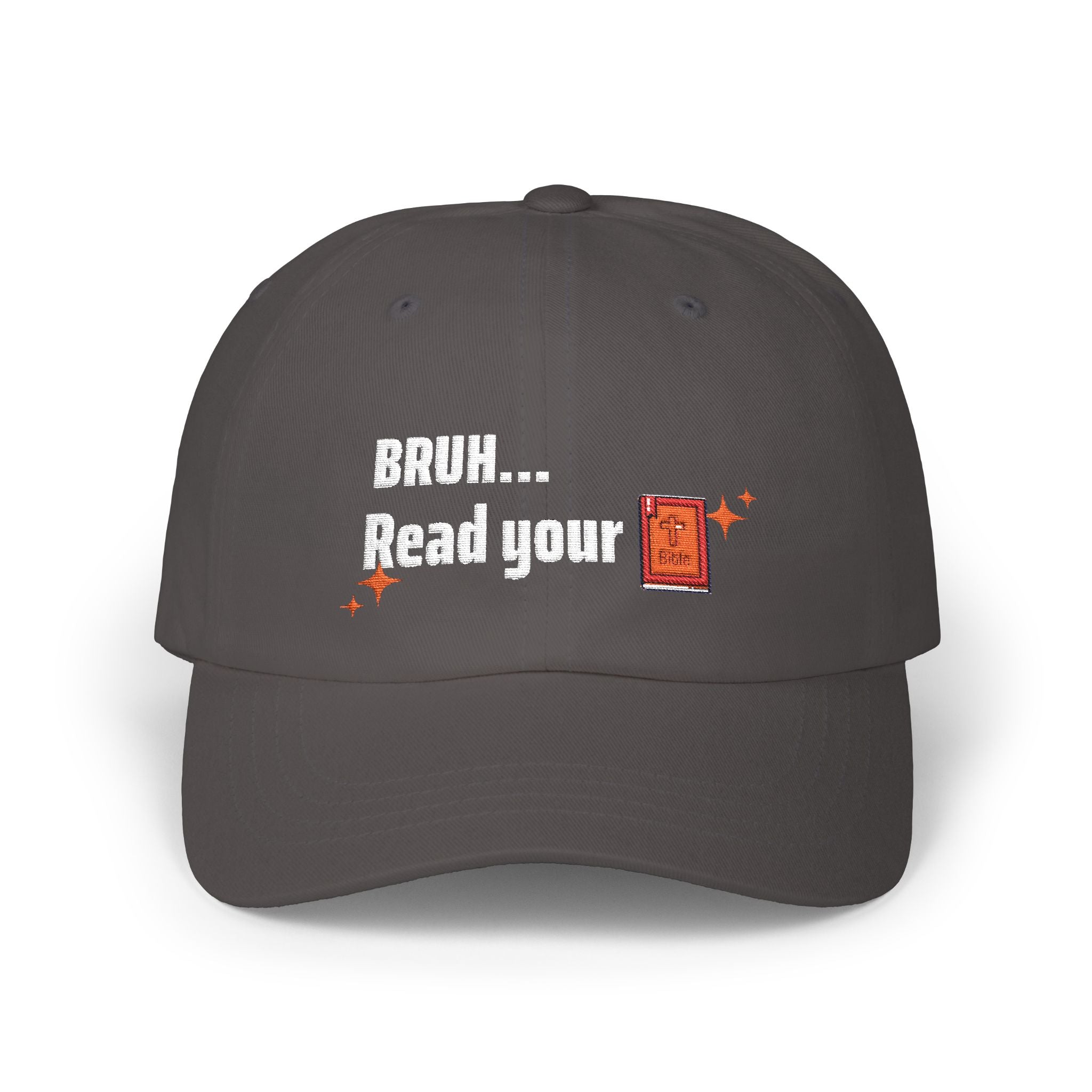 Funny Cap - Bruh, Read your Bible | Casual Hat | Gift for Dads, brothers, friends | Vintage Style Hat | Birthday Gift