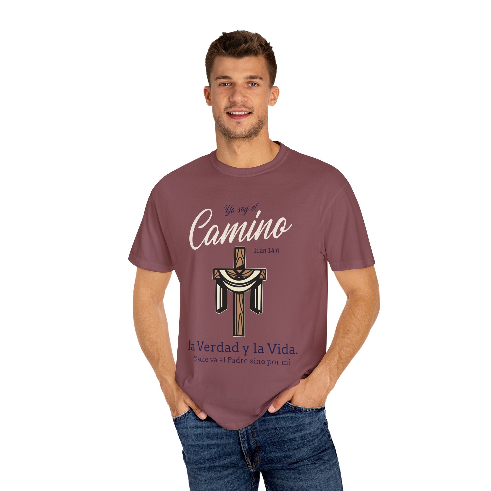 Unisex T-shirt Spanish Religious Quote Juan 14:6 - Yo soy el Camino Y La Verda.