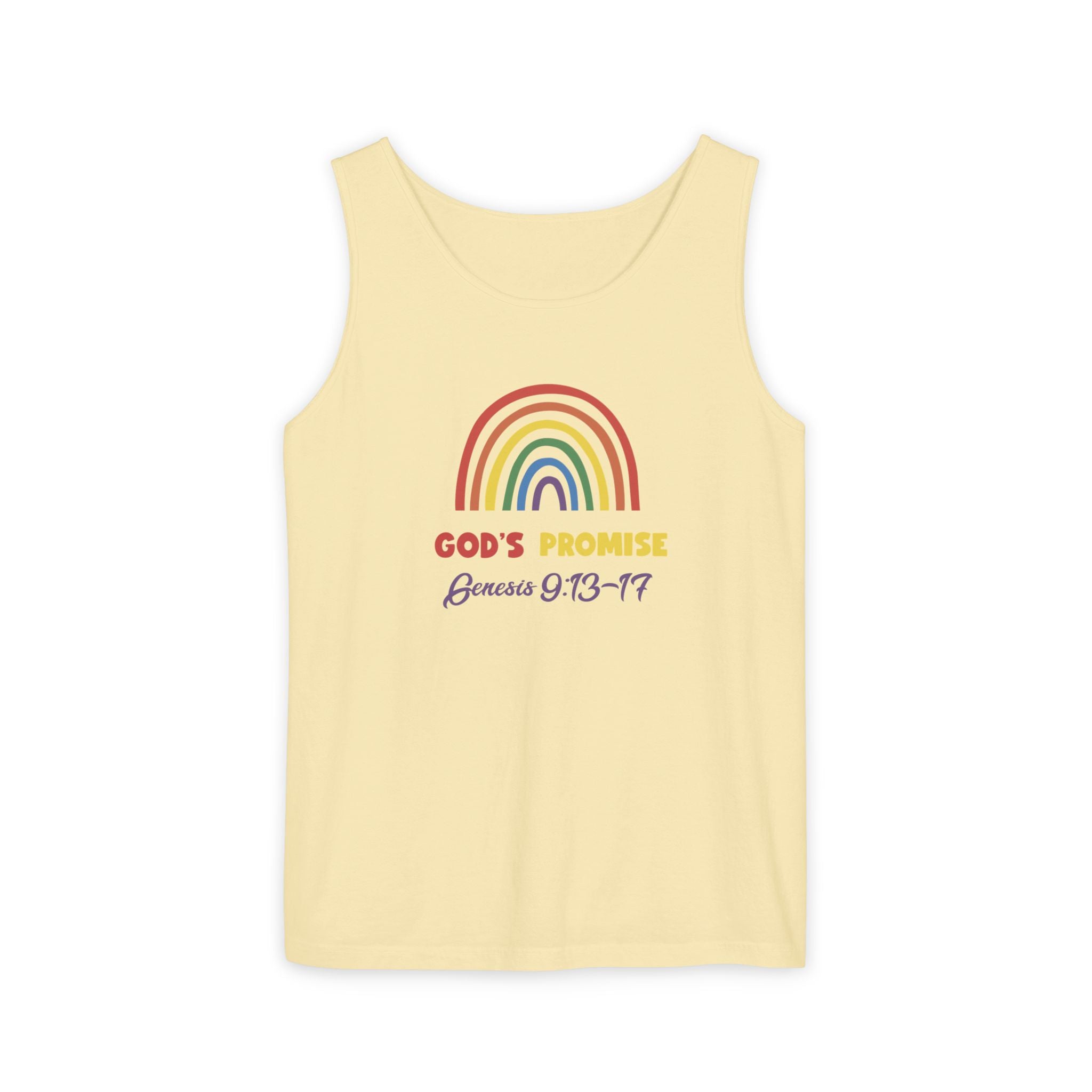 Tank Top God Promise Tee for Her - Genesis 9:13:17