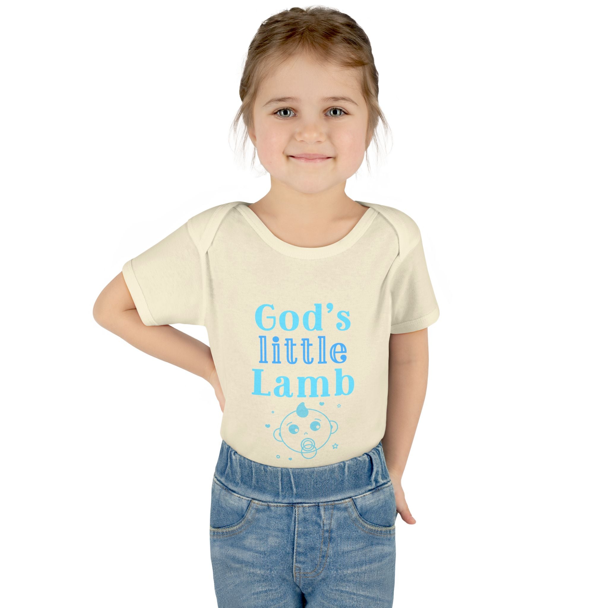 God's Little Lamb Infant Bodysuit, Cute Baby Outfit, Baby Shower Gift, Newborn Clothes, Christian Baby Apparel