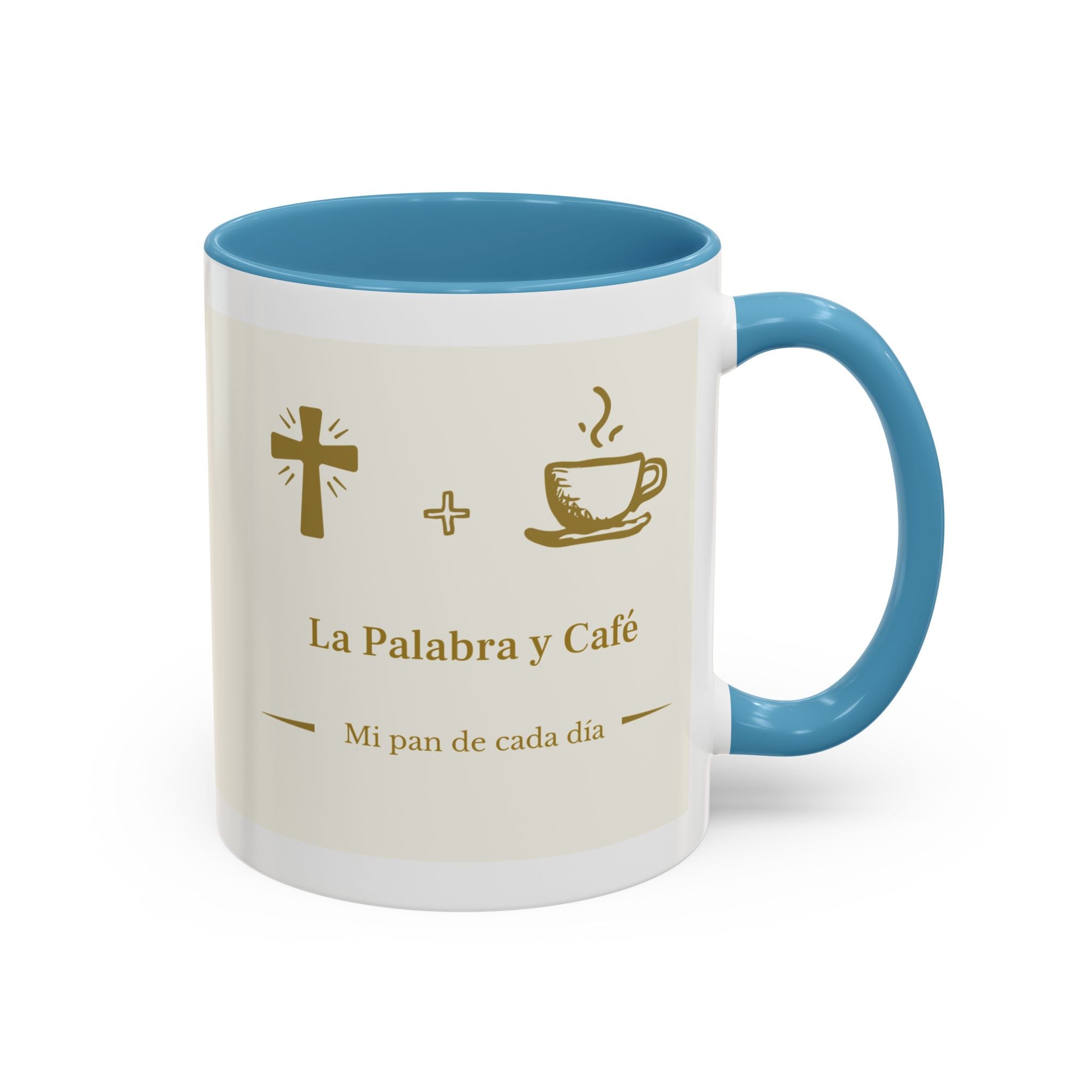 Faith-Inspired Coffee Mug - Mañana con Jesus y Cafe!