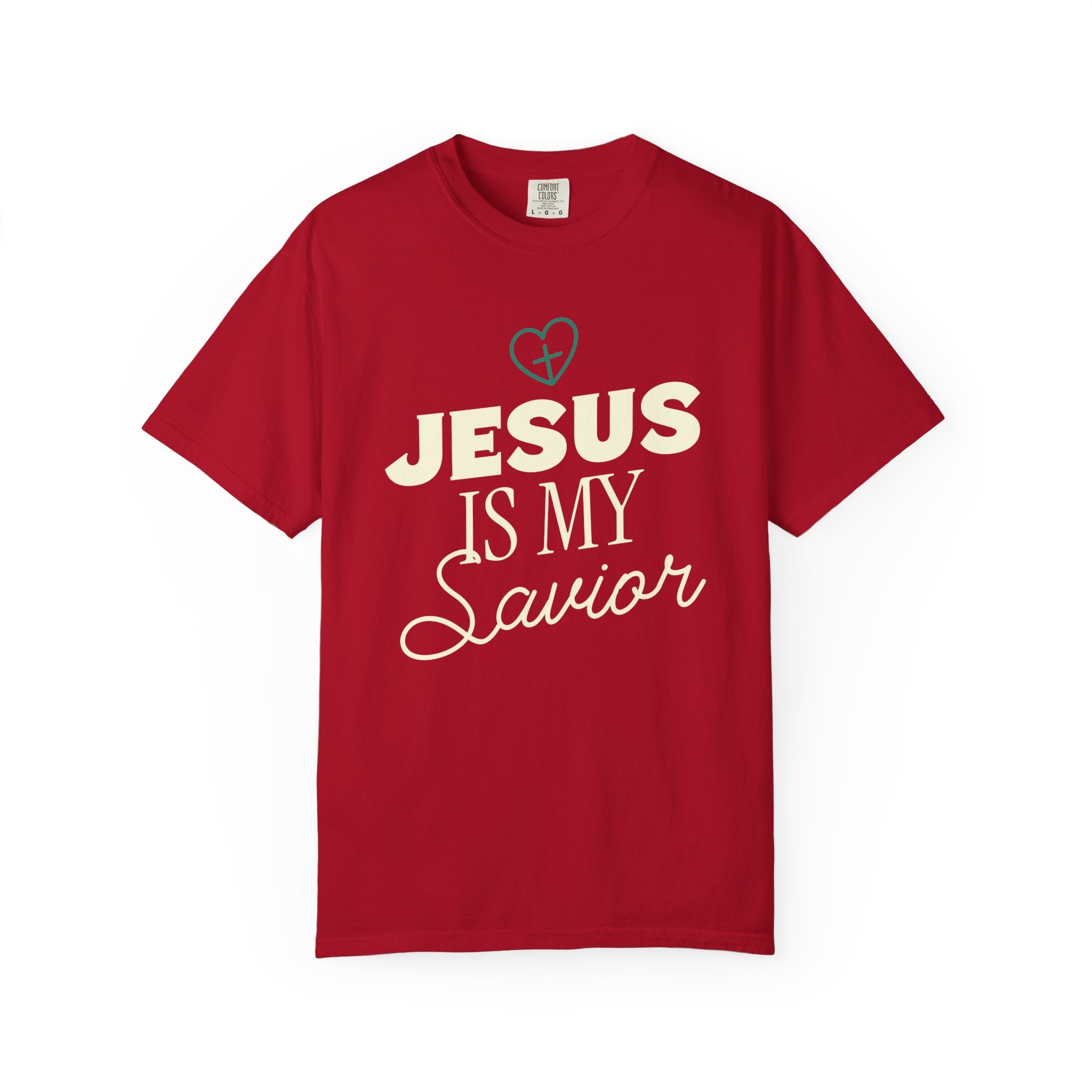 “Jesus Is My Savior” Tee - Unisex comfort t-shirt - Perfect for gifts, church, couples, birthday party.