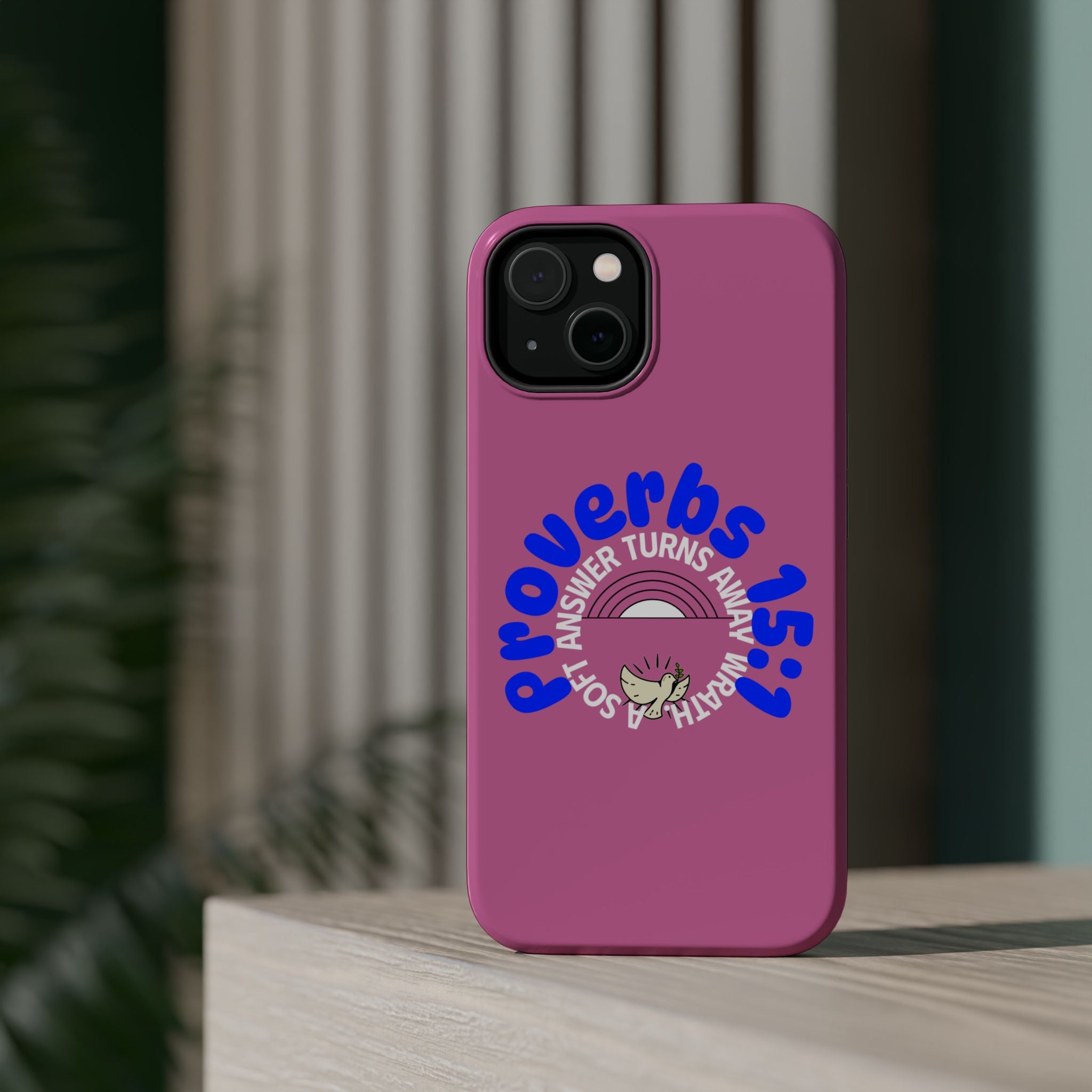 Stylish Magnetic Phone Case Proverbs verse Christian theme - Perfect Gift for Friends, Unique Phone Accessories, Trendy Cases for Her, Personalized Mobile Covers, [...]