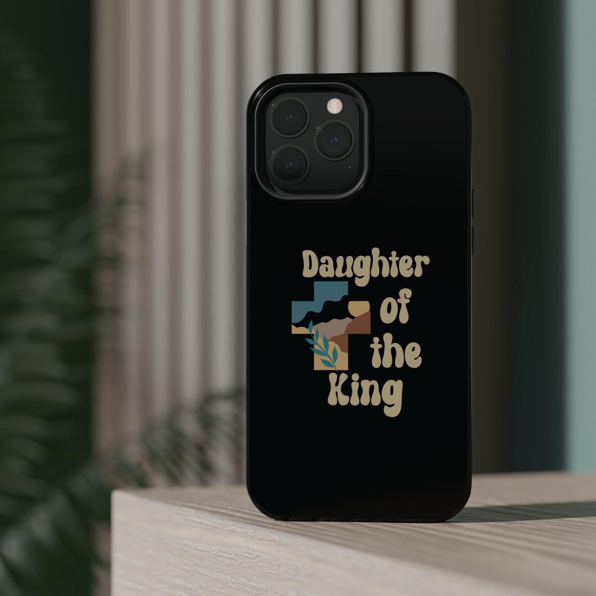 Daughter of the King - Magnetic Phone Case Christian theme - Perfect Gift for Friends, Unique Phone Accessories, Trendy Cases for Her, Personalized Mobile Covers, [...]