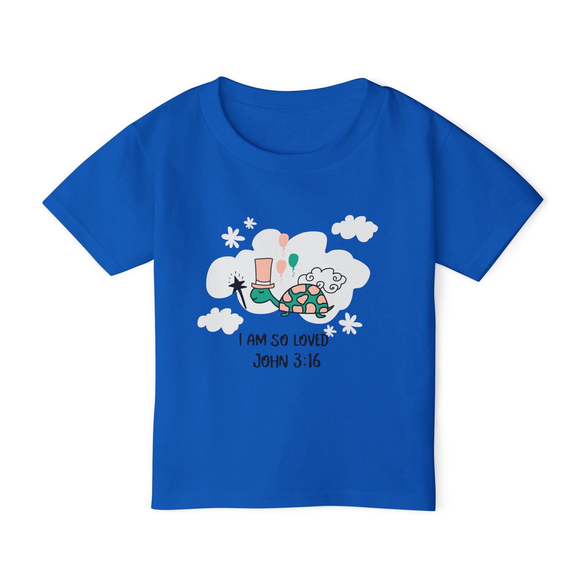 Toddler T-shirt - 'I am Loved'  John 3:16 Tee for Kids/Toddlers