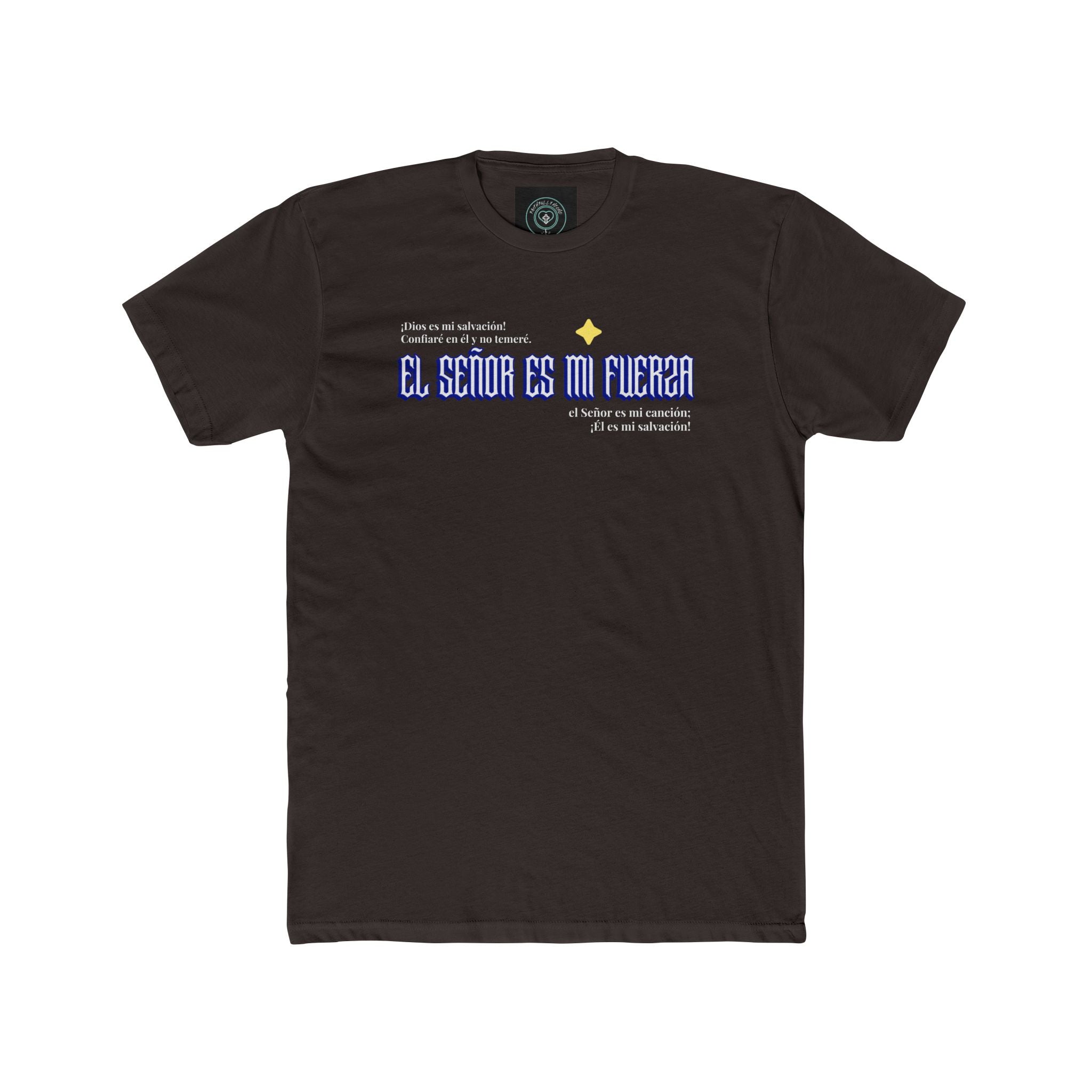 Empowering Unisex Cotton Crew Tee - El Señor Es Mi Fuerza, Inspirational Shirt, Gift for Friends, Motivation, Everyday Wear