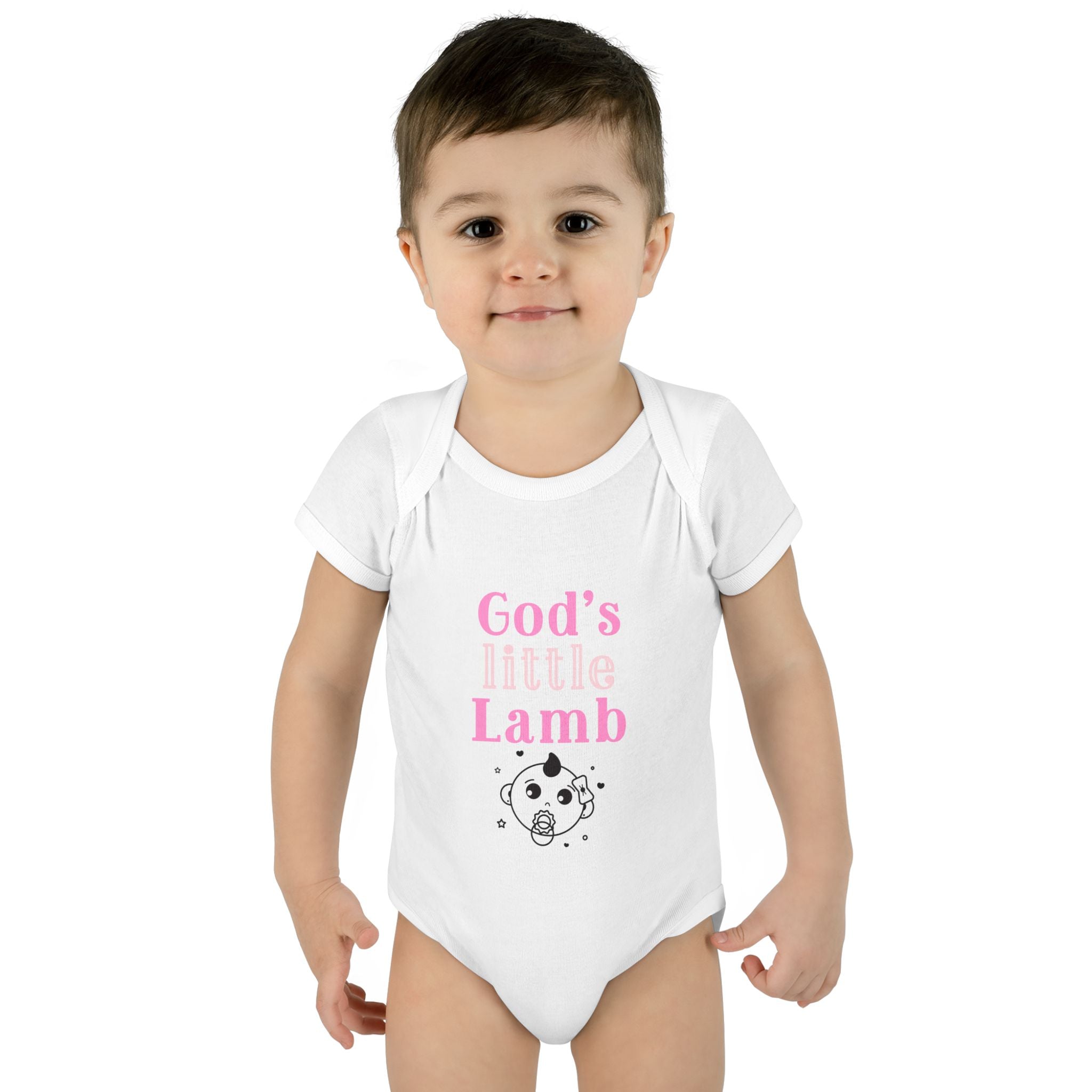 God's Little Lamb Infant Bodysuit, Cute Baby Outfit, Baby Shower Gift Girl, Newborn Clothes, Christian Baby Apparel