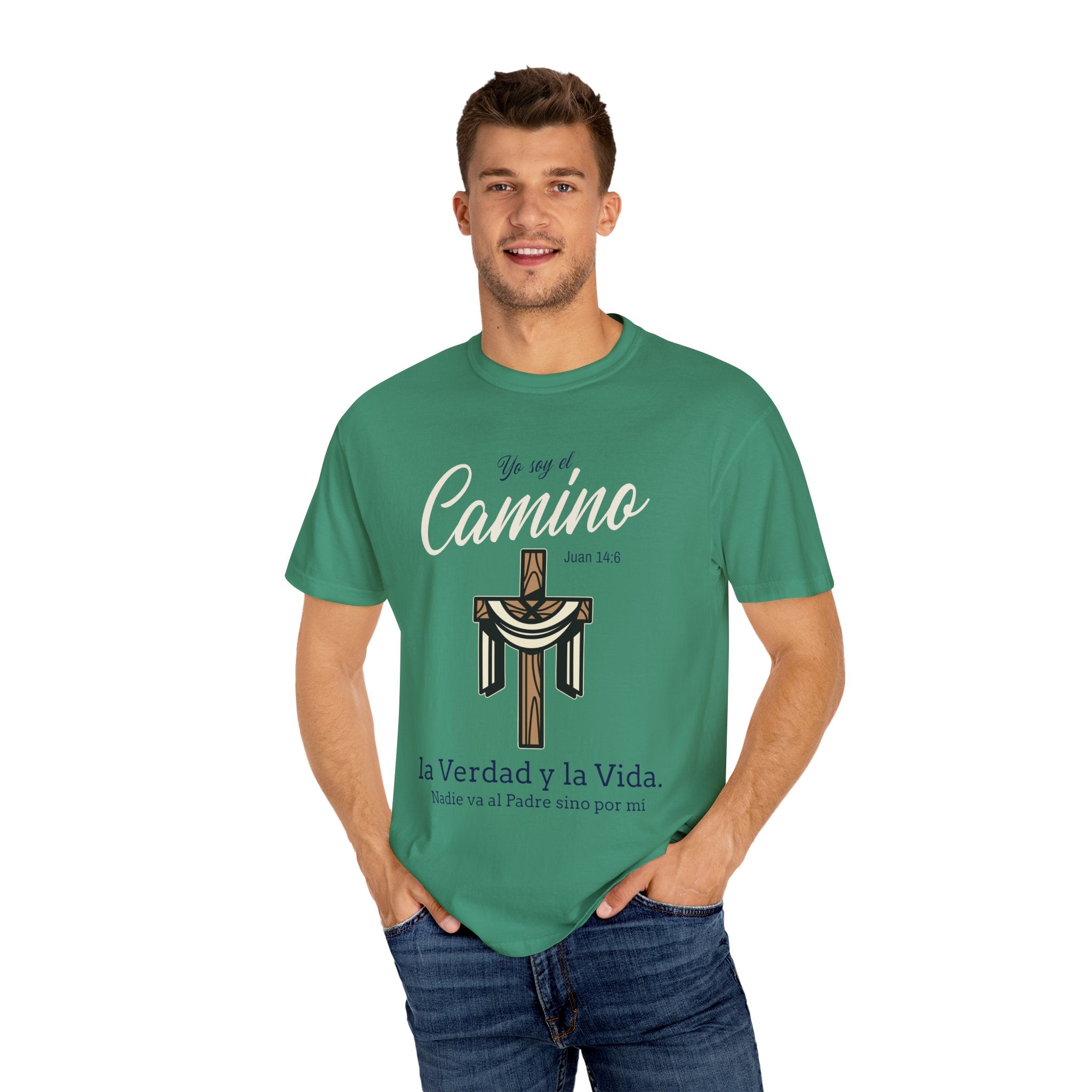 Unisex T-shirt Spanish Religious Quote Juan 14:6 - Yo soy el Camino Y La Verda.
