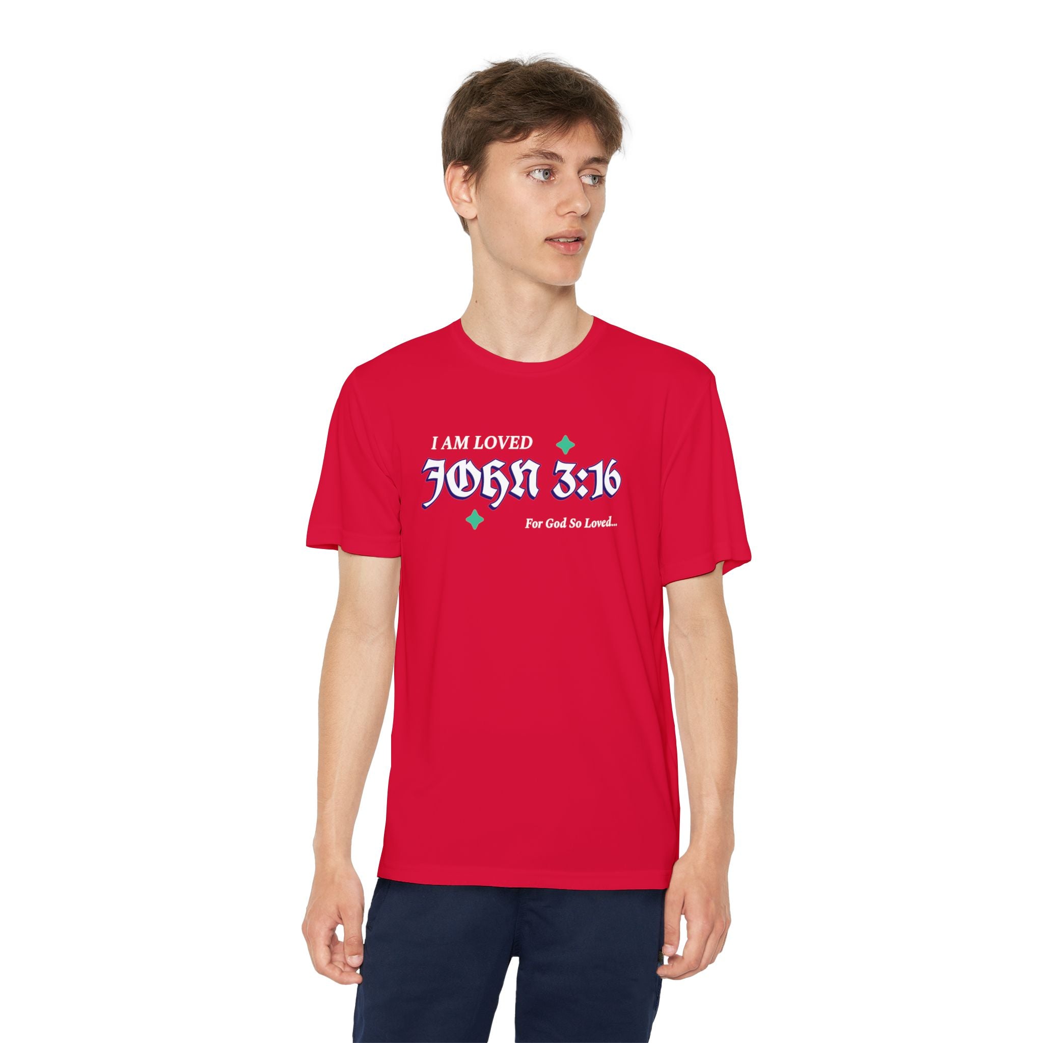 Youth Tee John 3:16 for Boys or Girls - Perfect for Youth Groups and Family