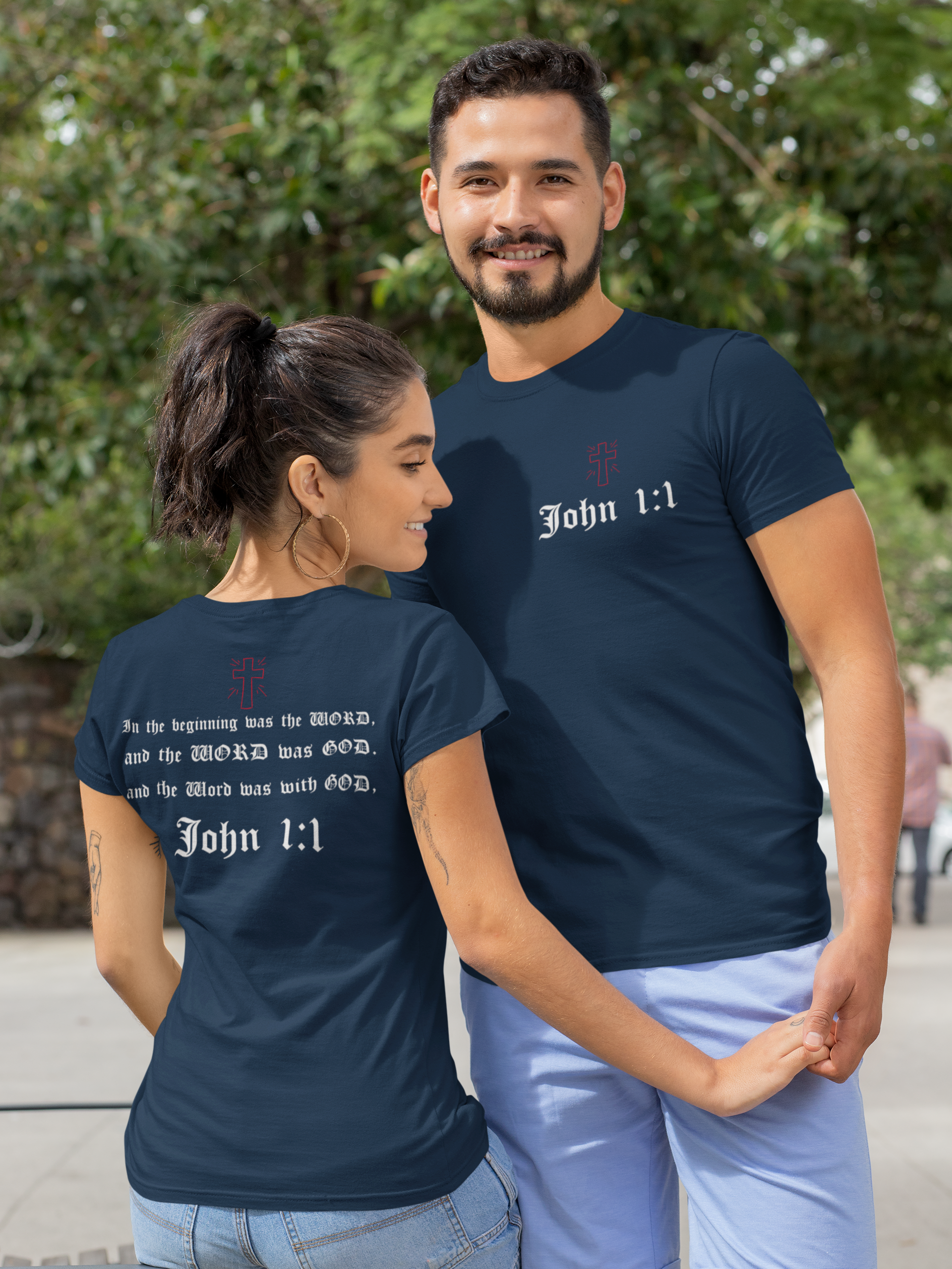 Unisex Faith-Inspired Cotton Crew Tee, Bible Verse Tee, Christian T-Shirt, Inspirational Apparel, Gift for Believers