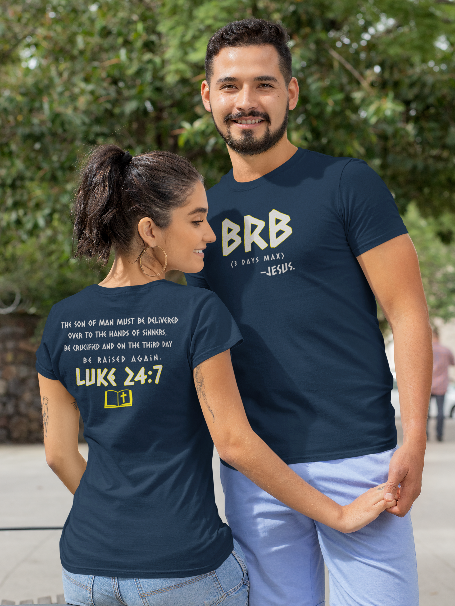 BRB - I will right Back Jesus - Church - Religious -Christian Gift.