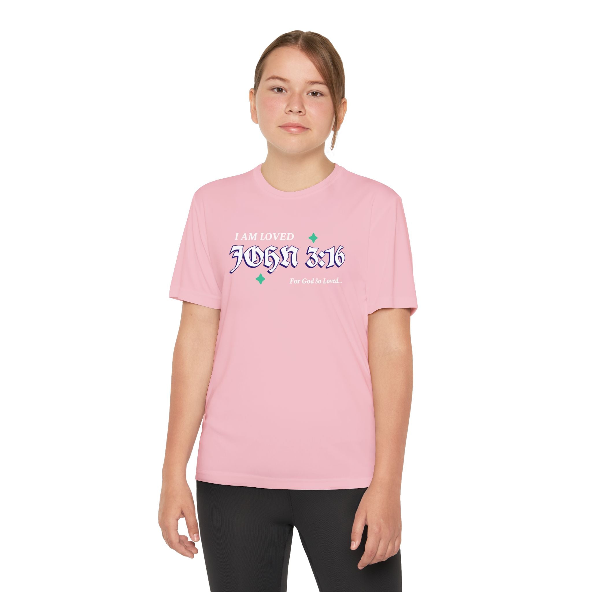 Youth Tee John 3:16 for Boys or Girls - Perfect for Youth Groups and Family