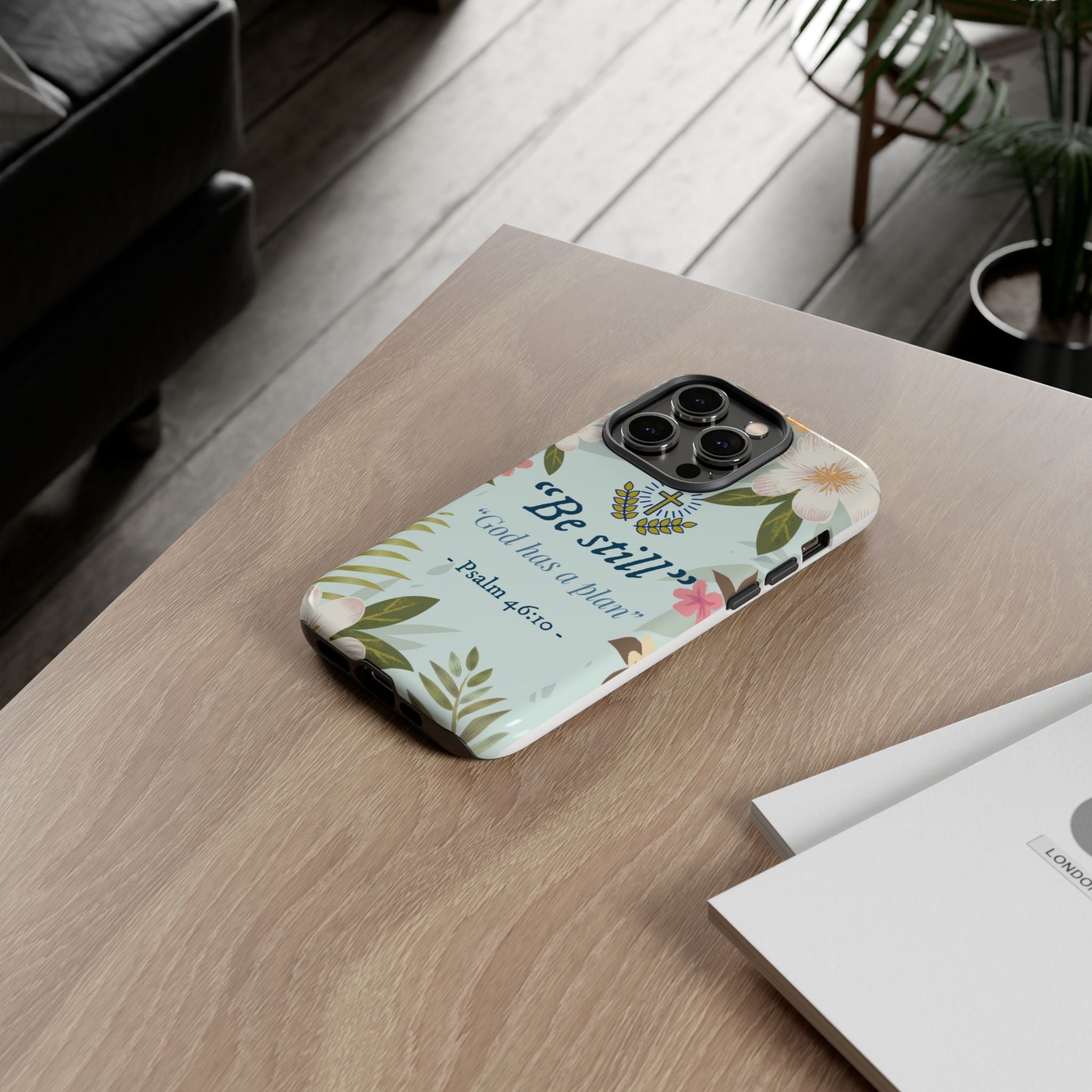 Floral Bible Verse Phone Case
