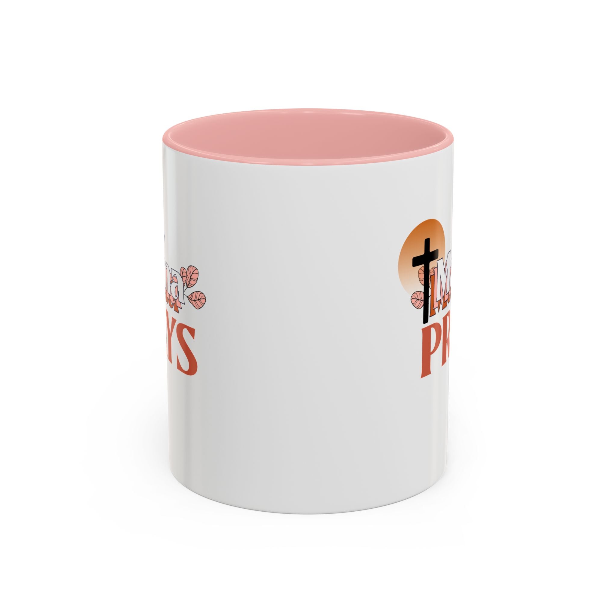 Faith-Inspired Accent Coffee Mug - Meaningful Gift for Moms, Christian Decor, Daily Inspiration, Family Gatherings, Religious Occasions