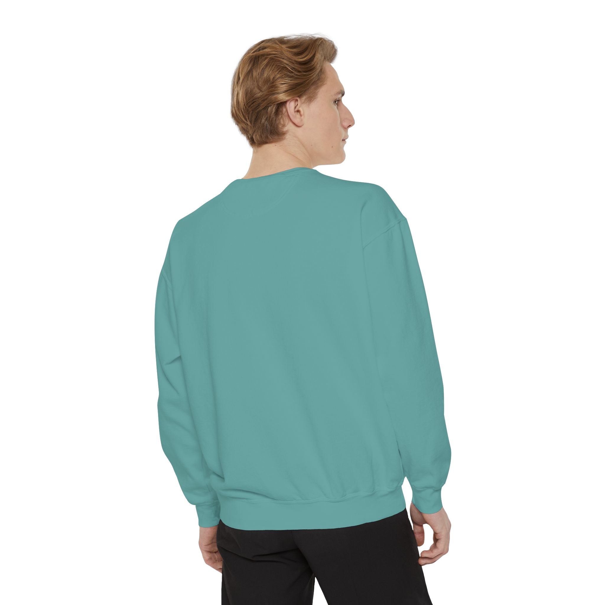 Faith-Inspired Unisex Sweatshirt.  Perfect for Church, Gift for Christian People.  Faith-Inspired message "I Can't but I know a Guy" Christ, Jesus.