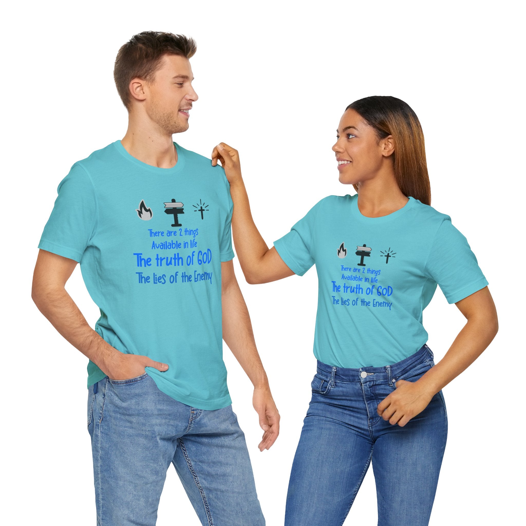 Christian. Unisex Tee unisex, Gospel Bible Verse Shirt, Family Spiritual Gift, Casual Wear, Perfect for Holidays or Family, Christian Attire