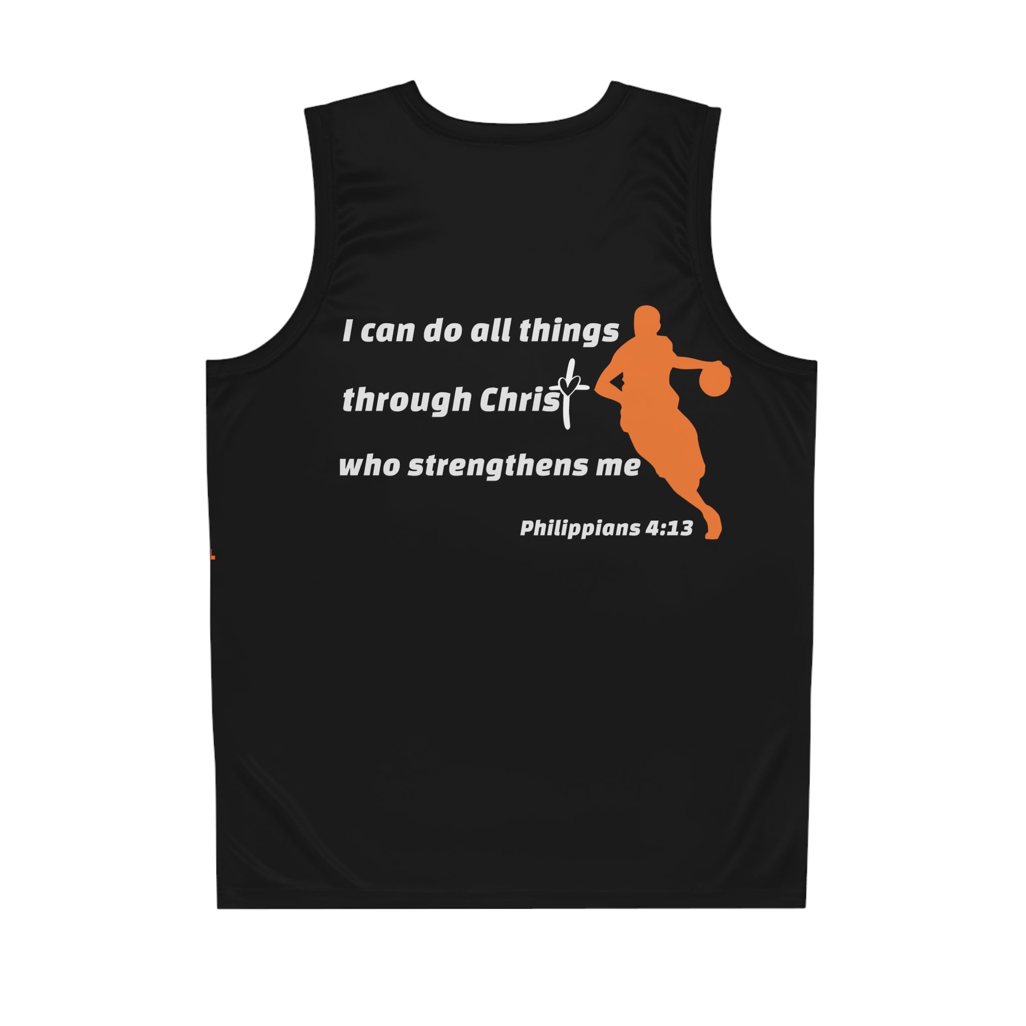 Inspirational Basketball Jersey back and front design, Motivational Sportswear, Christian Athletes Apparel, Unique Hoops Gear, Gift for Sports Lover