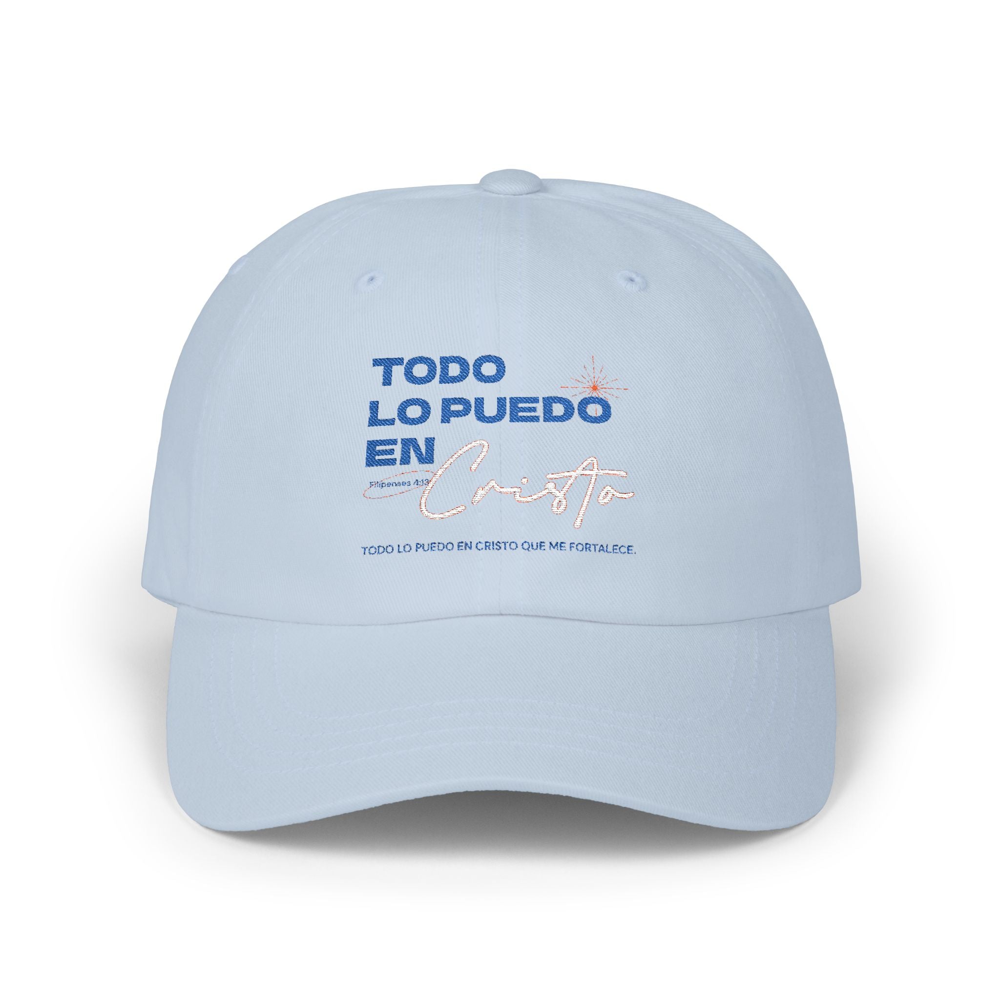 Dad Cap - Todo lo Puedo en Cristo | Cap - Hat in Spanish | Gift for Dads, brothers, friends | Vintage Style Hat | Birthday Gift