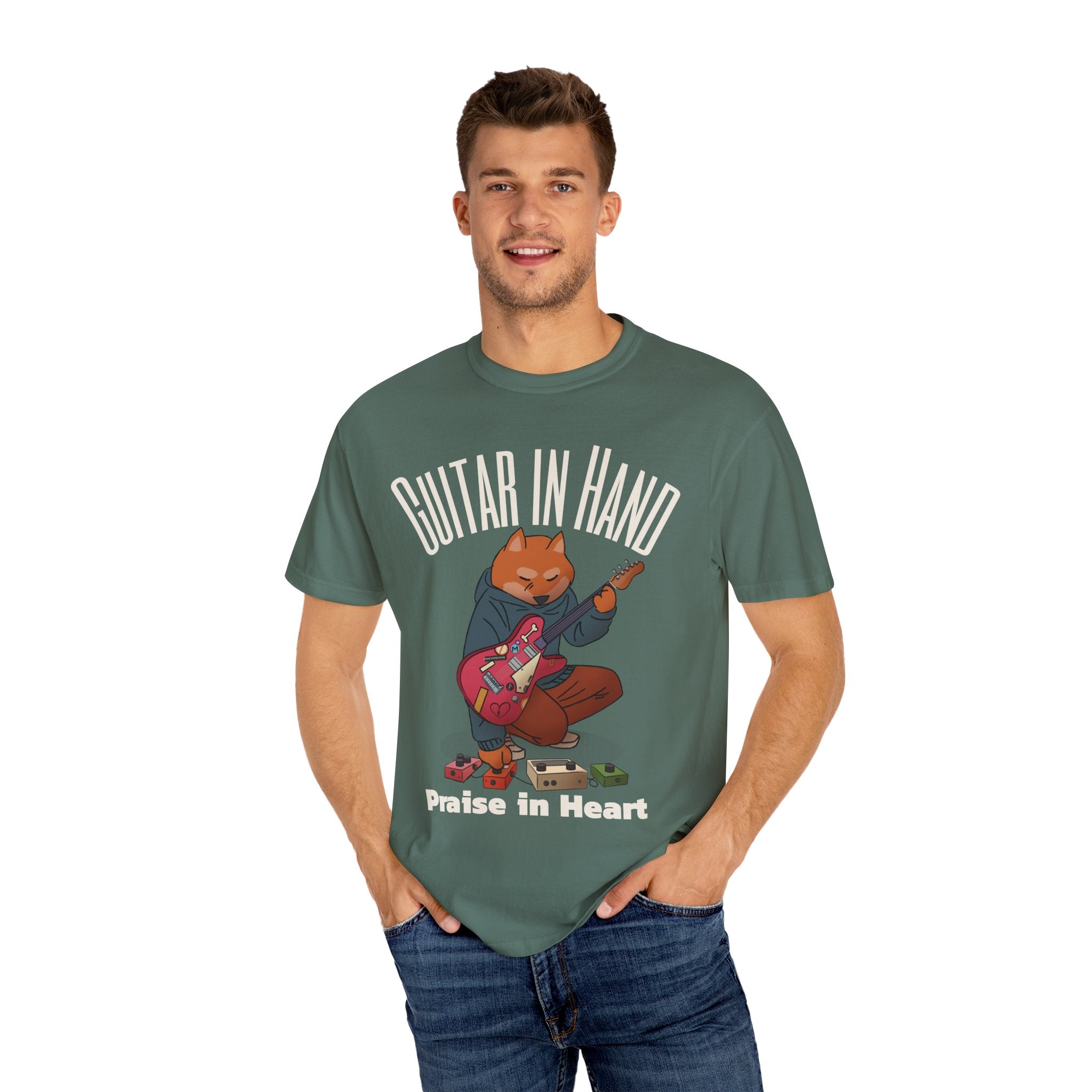 Guitar players Faith-Unisex Tee unisex, Guitar music, church and worship Spiritual Gift, Casual Wear, perfect for musician Christian Attire