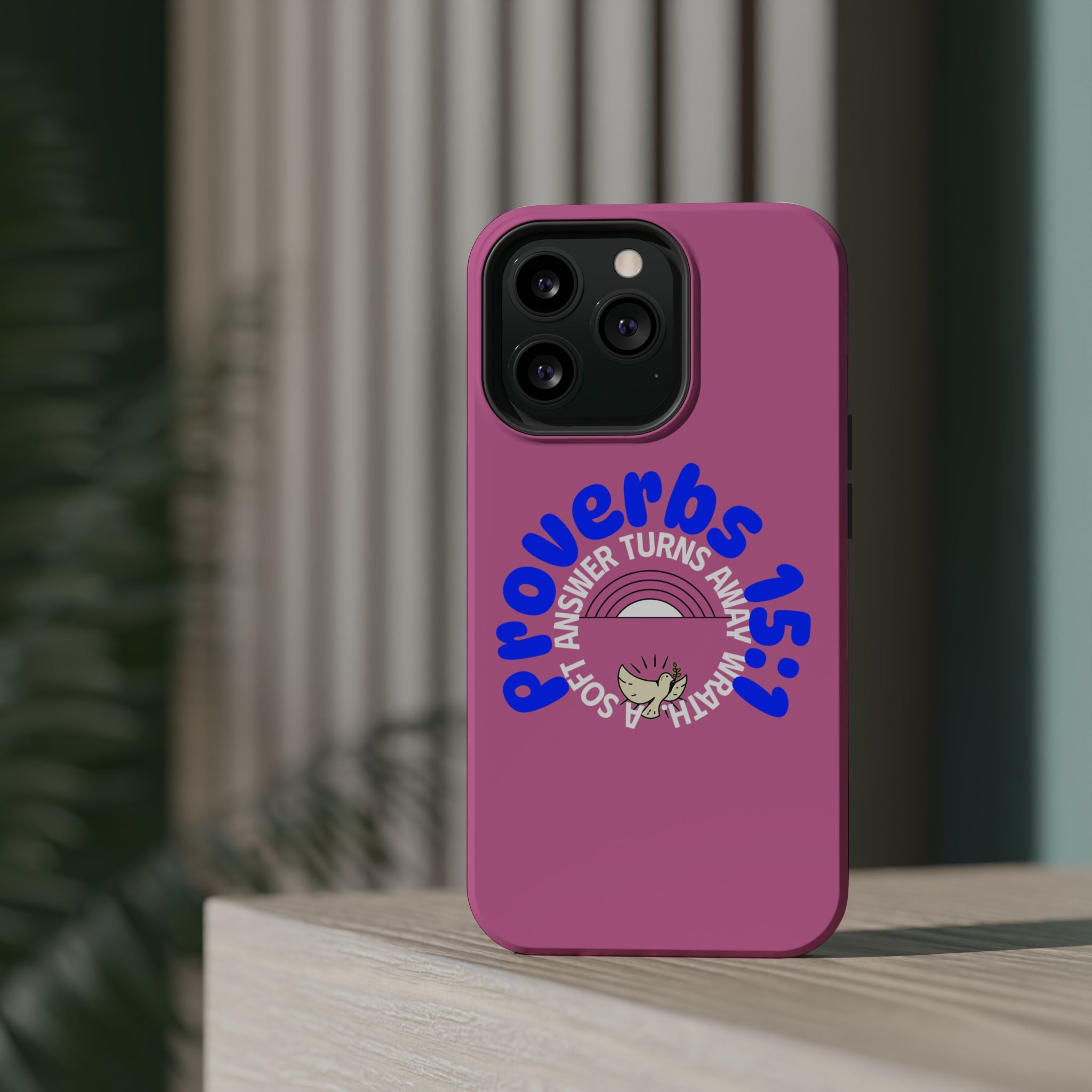 Stylish Magnetic Phone Case Proverbs verse Christian theme - Perfect Gift for Friends, Unique Phone Accessories, Trendy Cases for Her, Personalized Mobile Covers, [...]