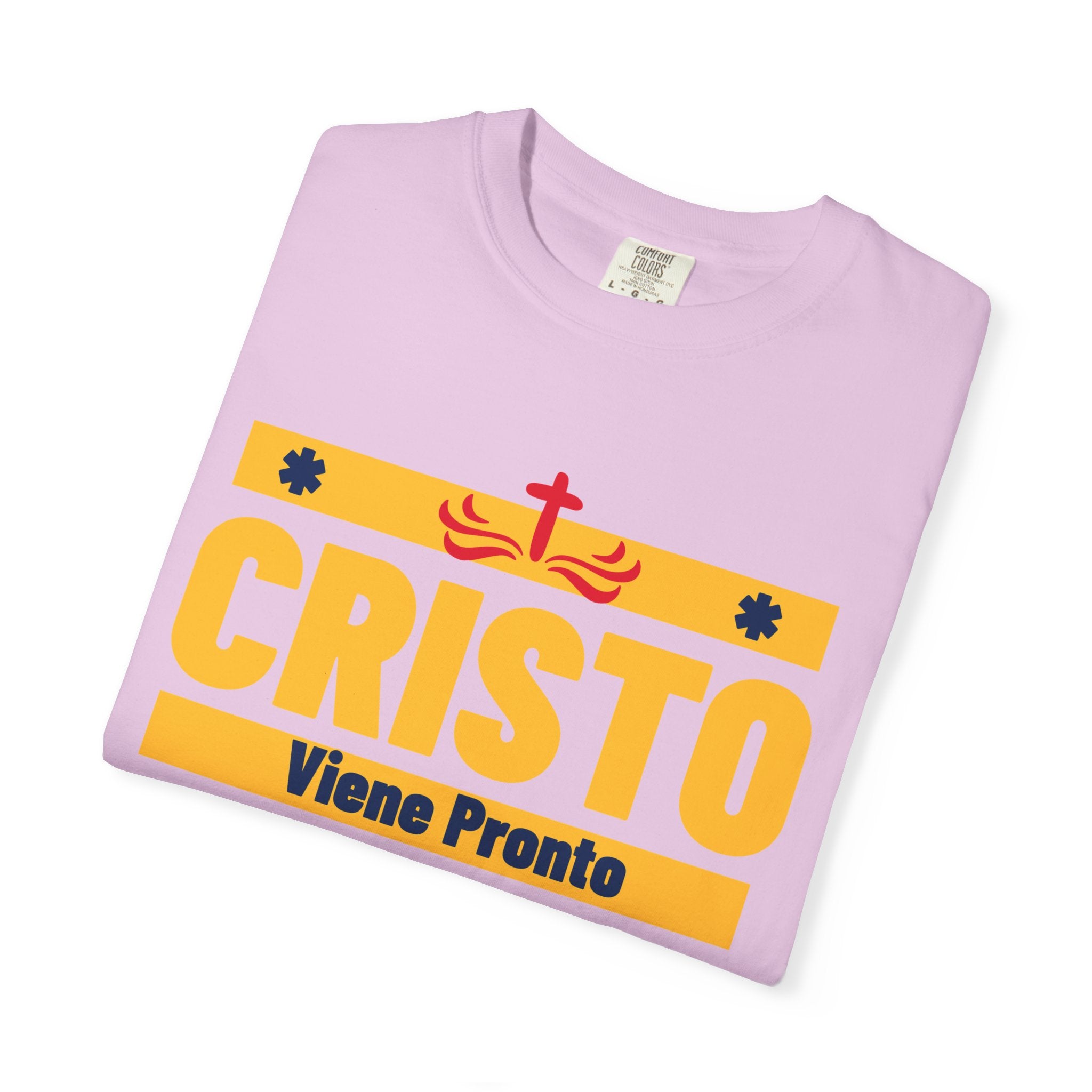 Cristo Viene Pronto Español Faith-Unisex Tee unisex, Family Spiritual Gift, Casual Wear, Perfect for couples or Family Para Hombre y Mujer, Christian Attire