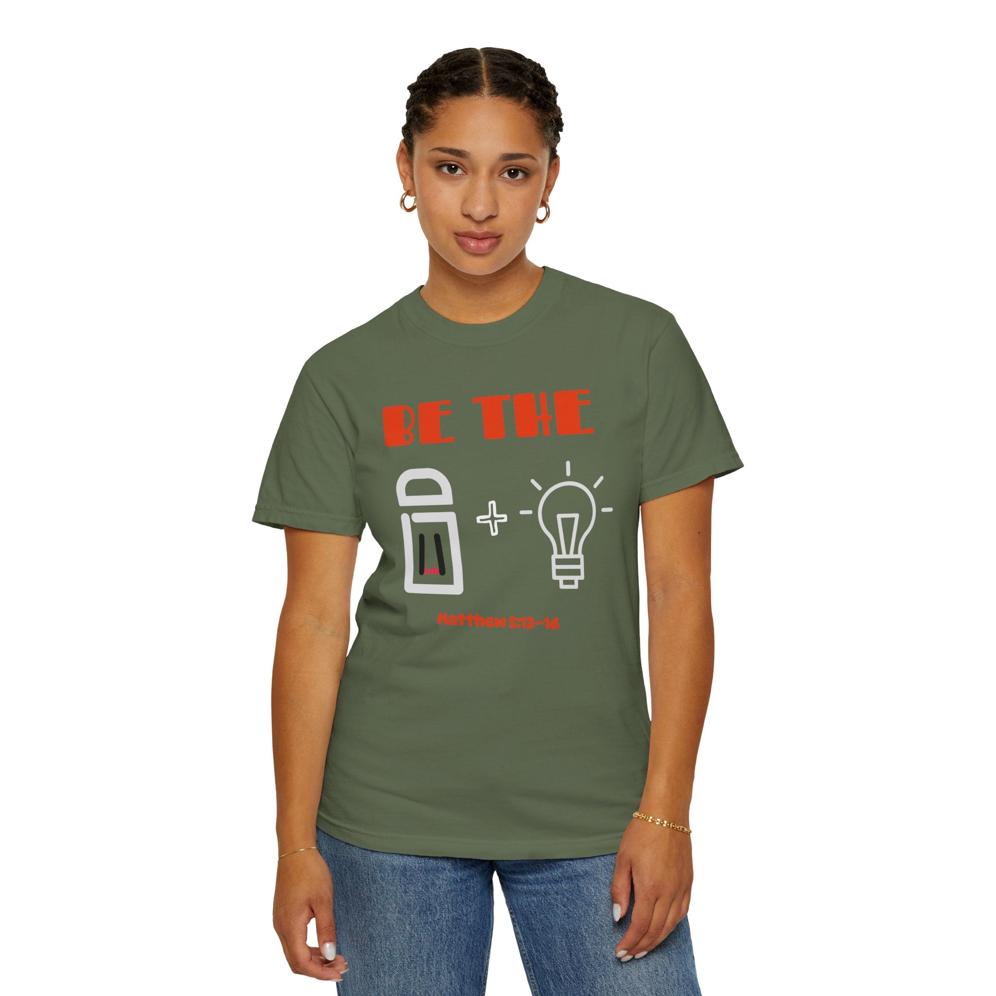 Salt and Light Unisex Tee - Matthew 5:13–16 Bible Verse Shirt. Ideal fro Gifts, Church, Bible Study, Couples.