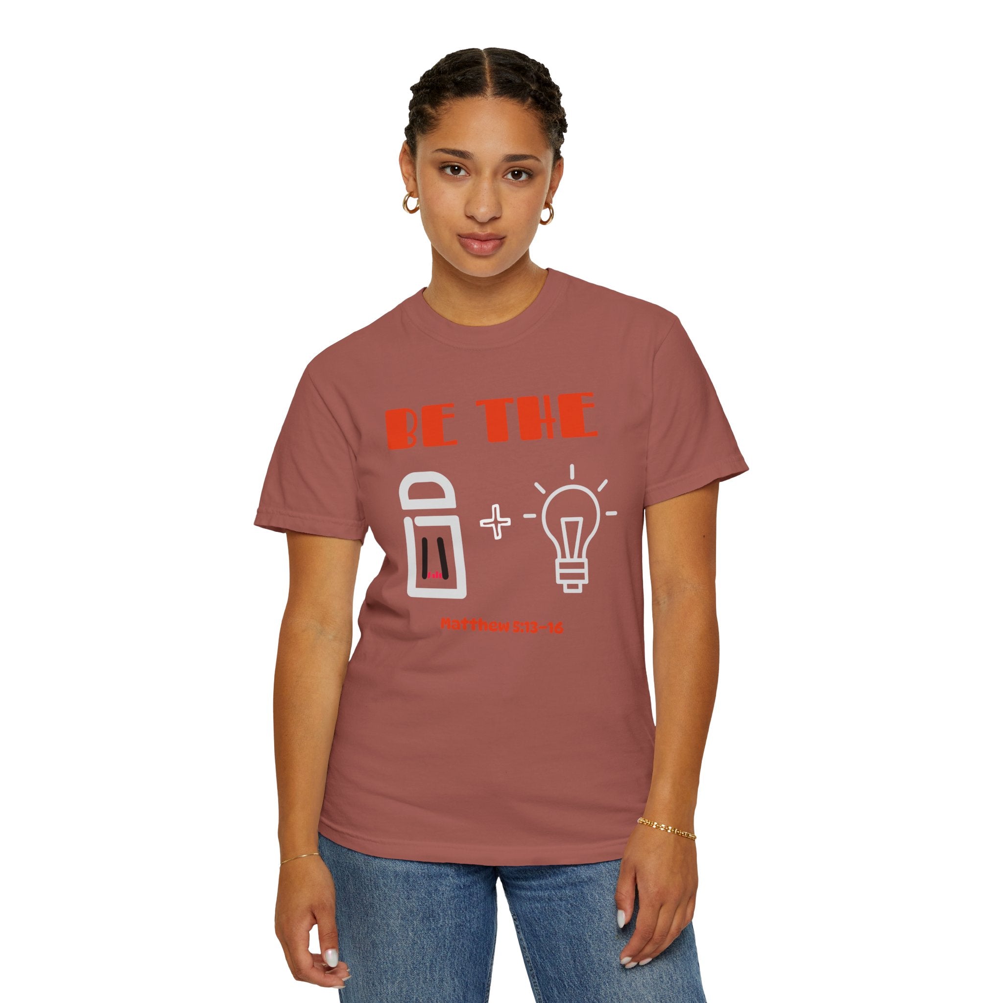 Salt and Light Unisex Tee - Matthew 5:13–16 Bible Verse Shirt. Ideal fro Gifts, Church, Bible Study, Couples.