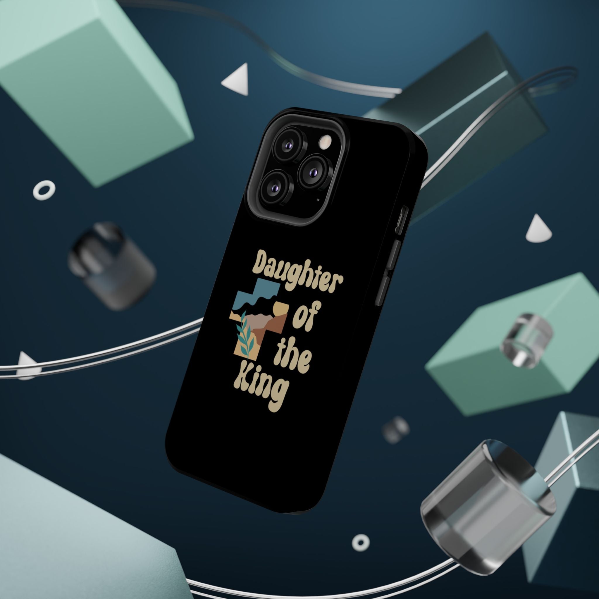 Daughter of the King - Magnetic Phone Case Christian theme - Perfect Gift for Friends, Unique Phone Accessories, Trendy Cases for Her, Personalized Mobile Covers, [...]