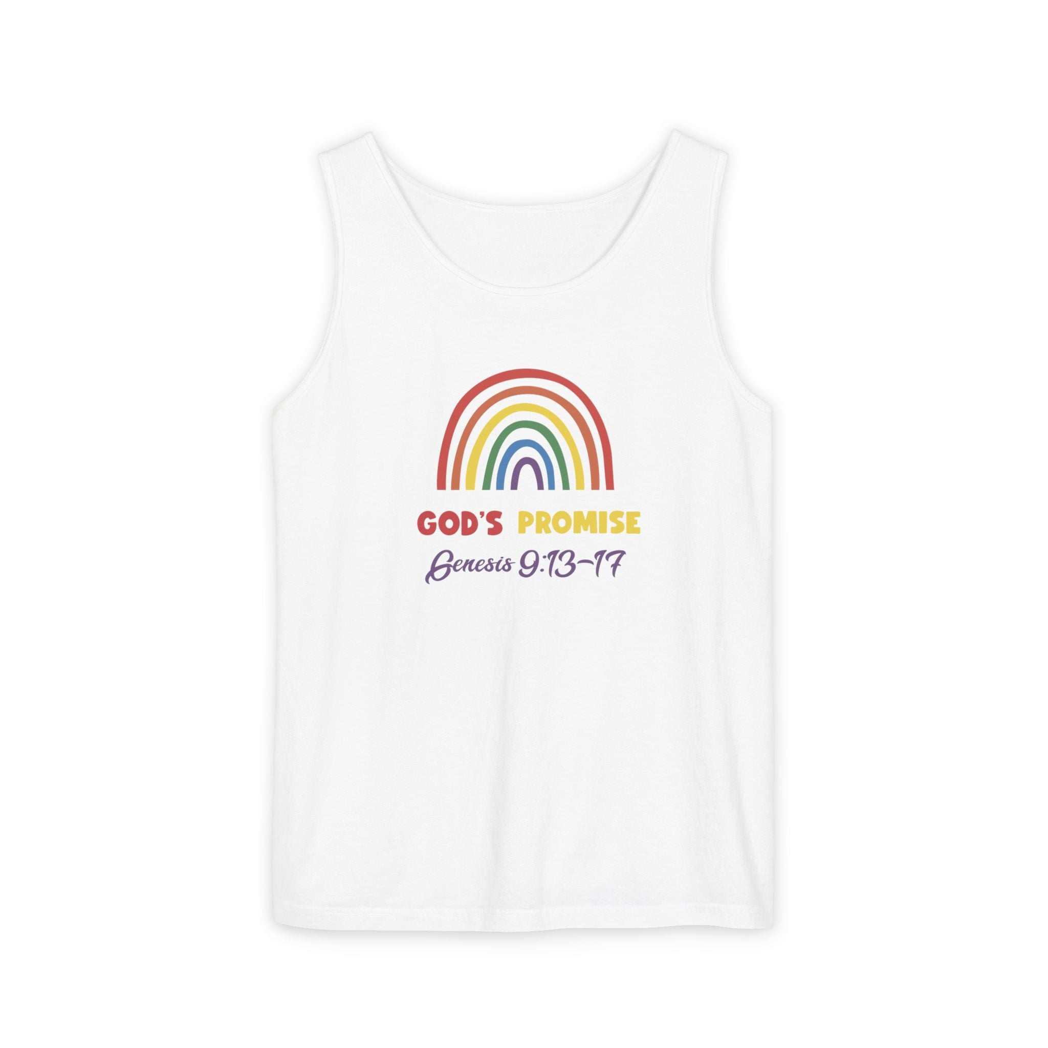 Tank Top God Promise Tee for Her - Genesis 9:13:17