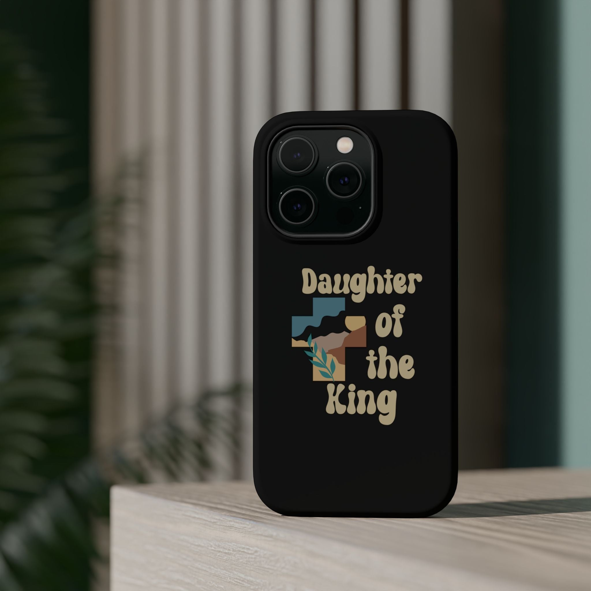 Daughter of the King - Magnetic Phone Case Christian theme - Perfect Gift for Friends, Unique Phone Accessories, Trendy Cases for Her, Personalized Mobile Covers, [...]