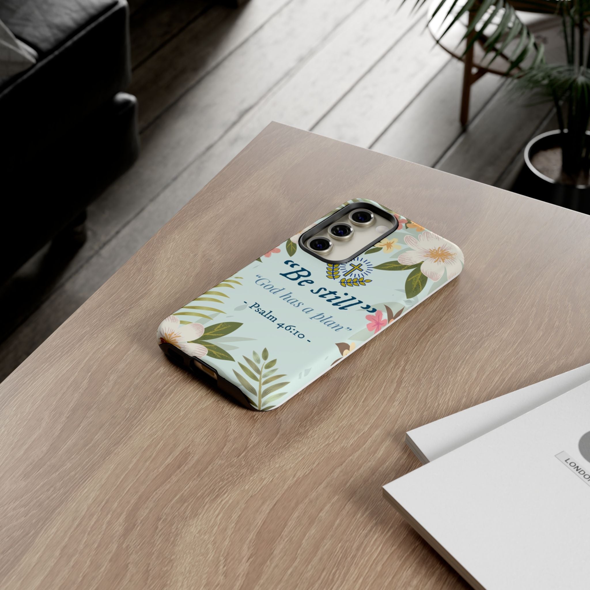 Floral Bible Verse Phone Case