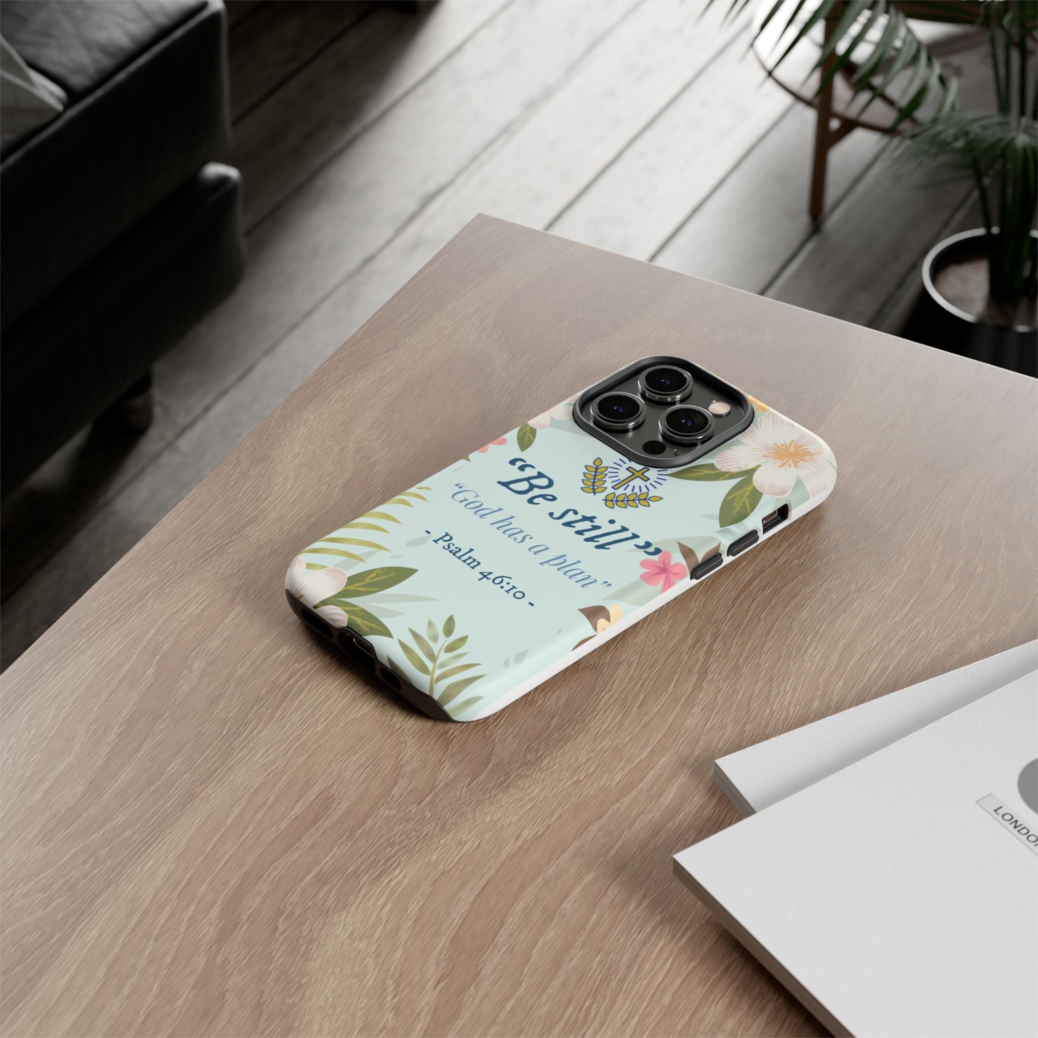 Floral Bible Verse Phone Case