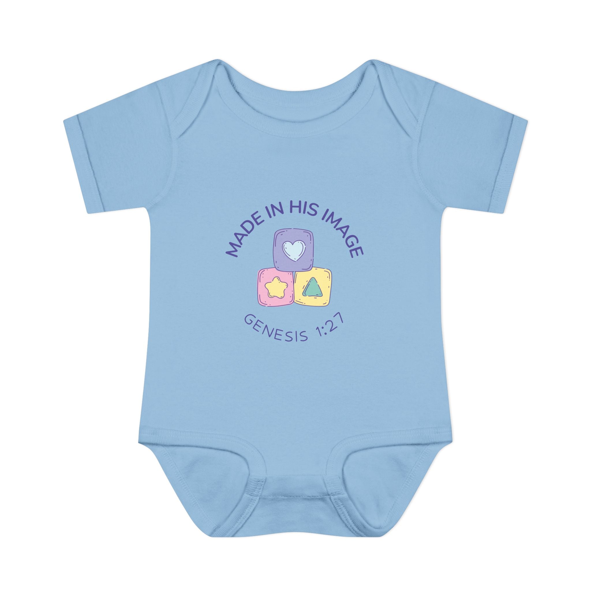 Made in God's Image Infant Bodysuit, Cute Baby Outfit, Baby Shower Gift, Newborn Clothes, Christian Baby Apparel