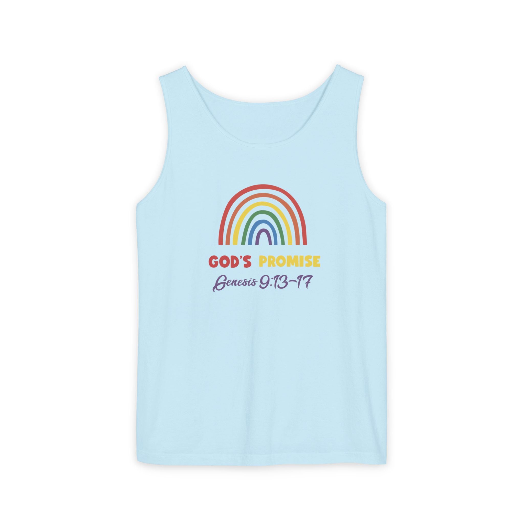 Tank Top God Promise Tee for Her - Genesis 9:13:17