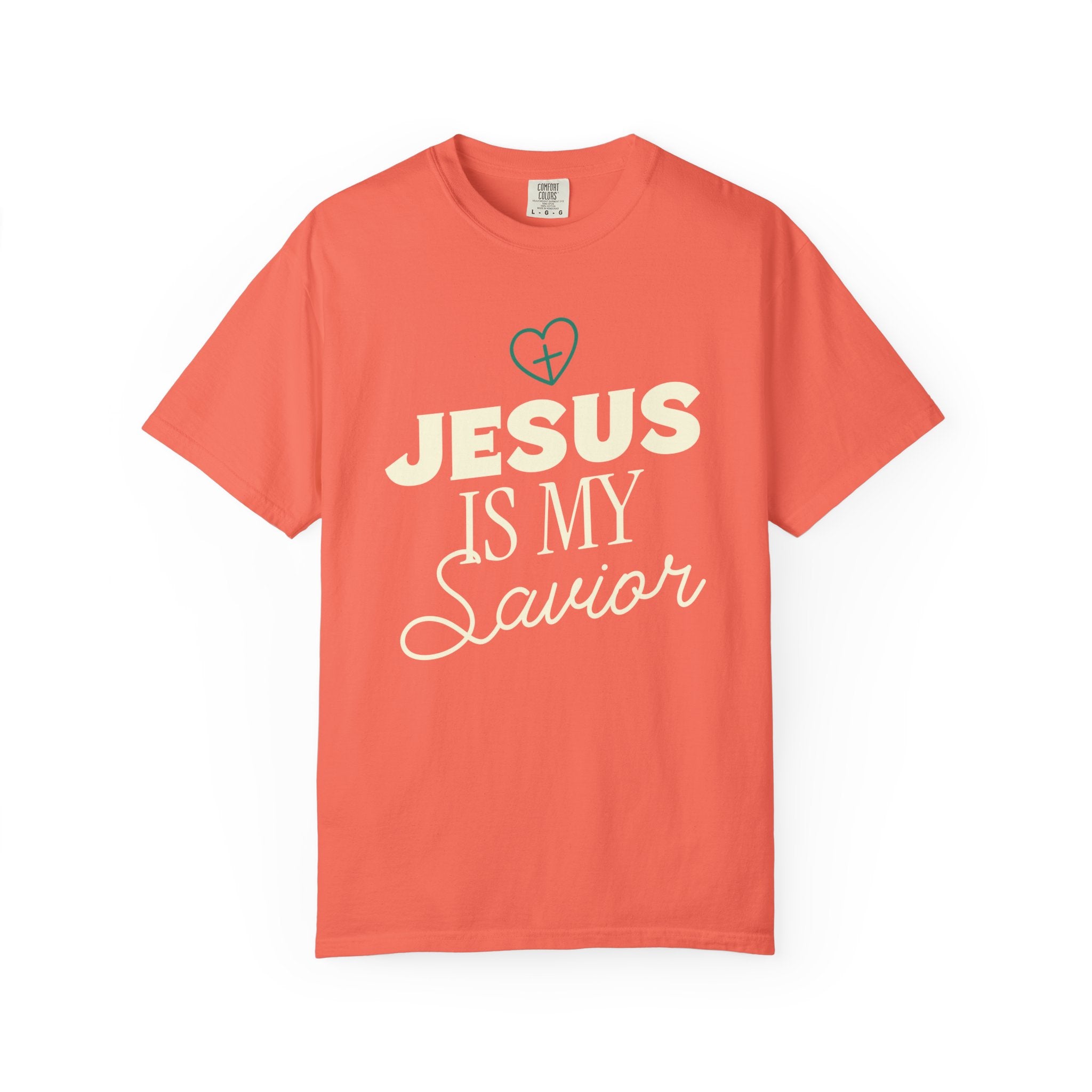“Jesus Is My Savior” Tee - Unisex comfort t-shirt - Perfect for gifts, church, couples, birthday party.