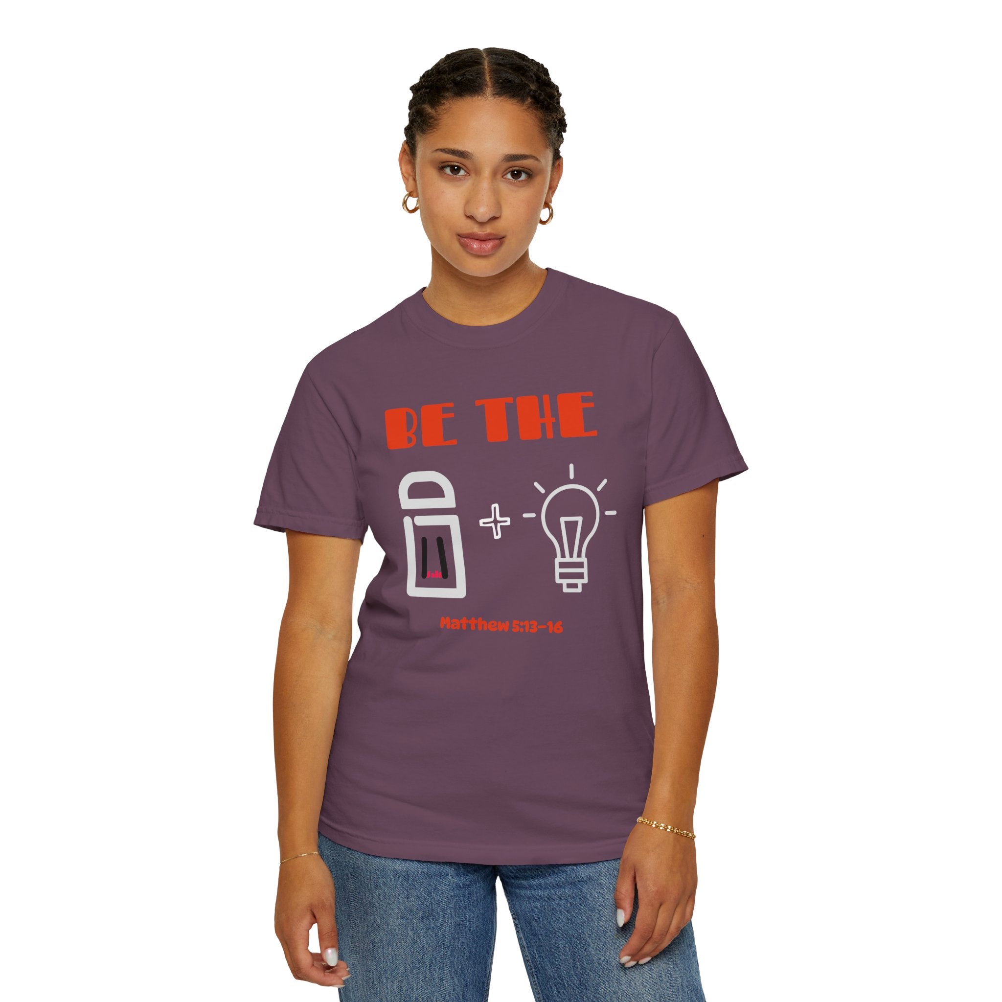 Salt and Light Unisex Tee - Matthew 5:13–16 Bible Verse Shirt. Ideal fro Gifts, Church, Bible Study, Couples.