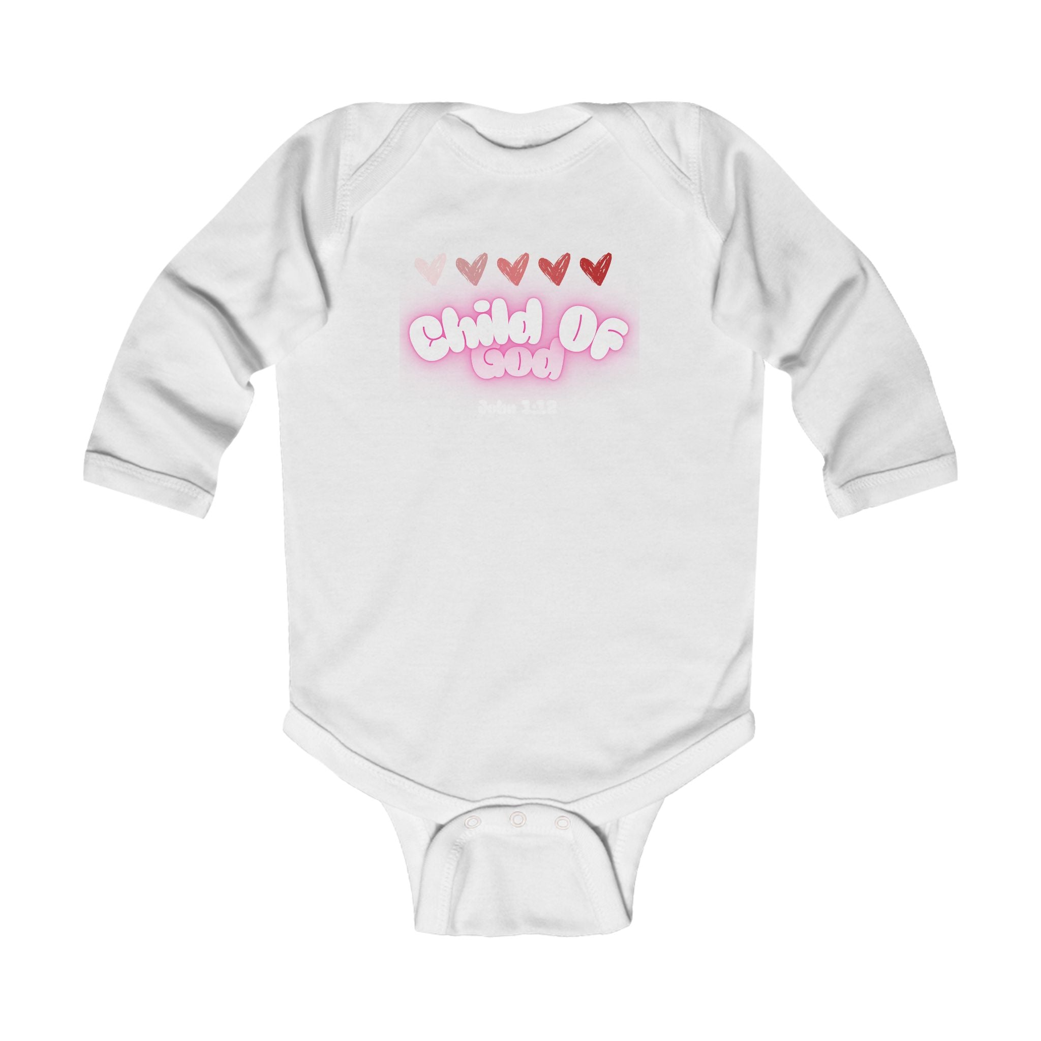 Baby Onesie - Child of God Infant Long Sleeve Bodysuit - Christian baby - Faithfully Hecho