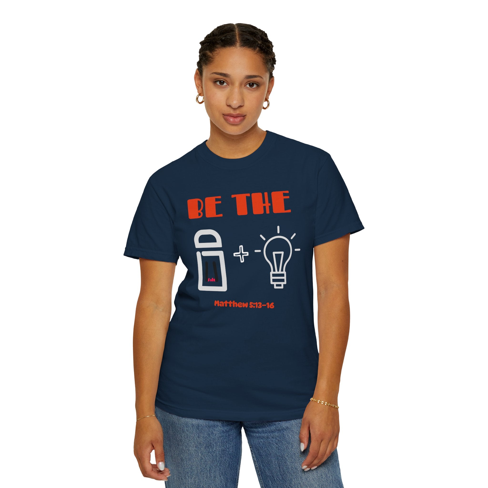Salt and Light Unisex Tee - Matthew 5:13–16 Bible Verse Shirt. Ideal fro Gifts, Church, Bible Study, Couples.