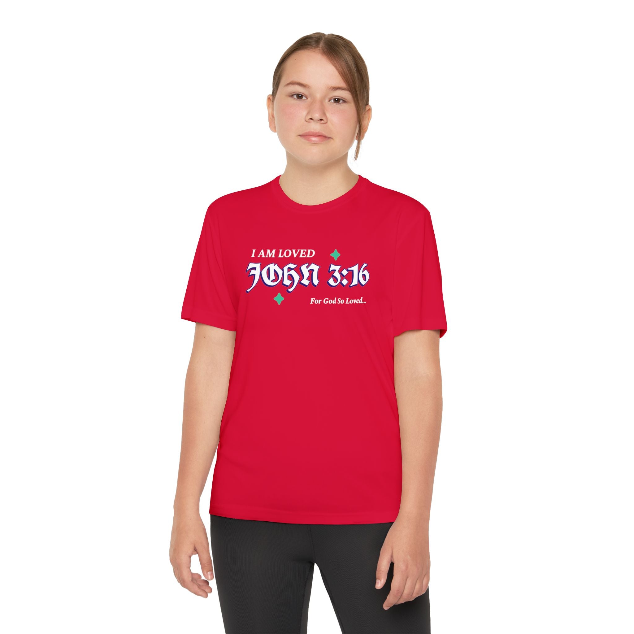 Youth Tee John 3:16 for Boys or Girls - Perfect for Youth Groups and Family