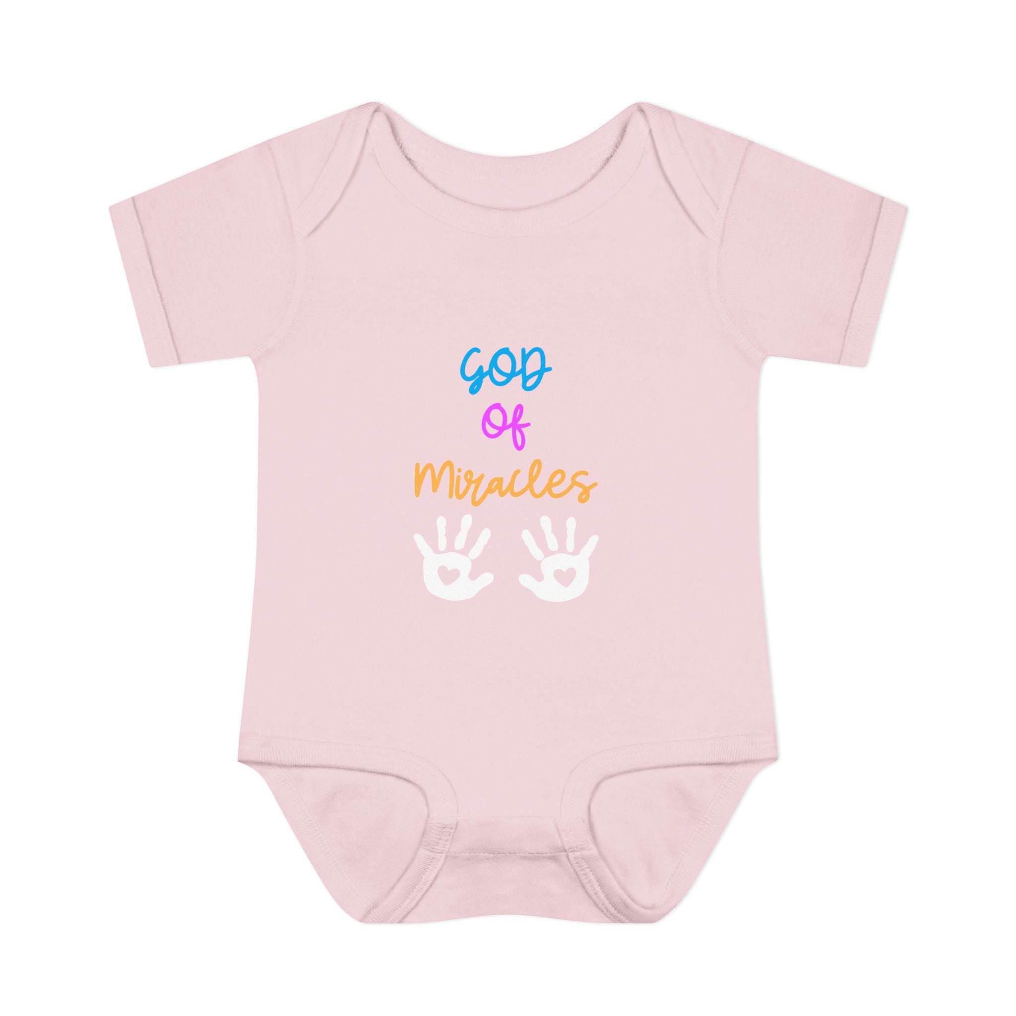 God of Miracles Infant Bodysuit, Cute Baby Outfit, Baby Shower Gift Girl or boy, Newborn Clothes, Christian Baby Apparel